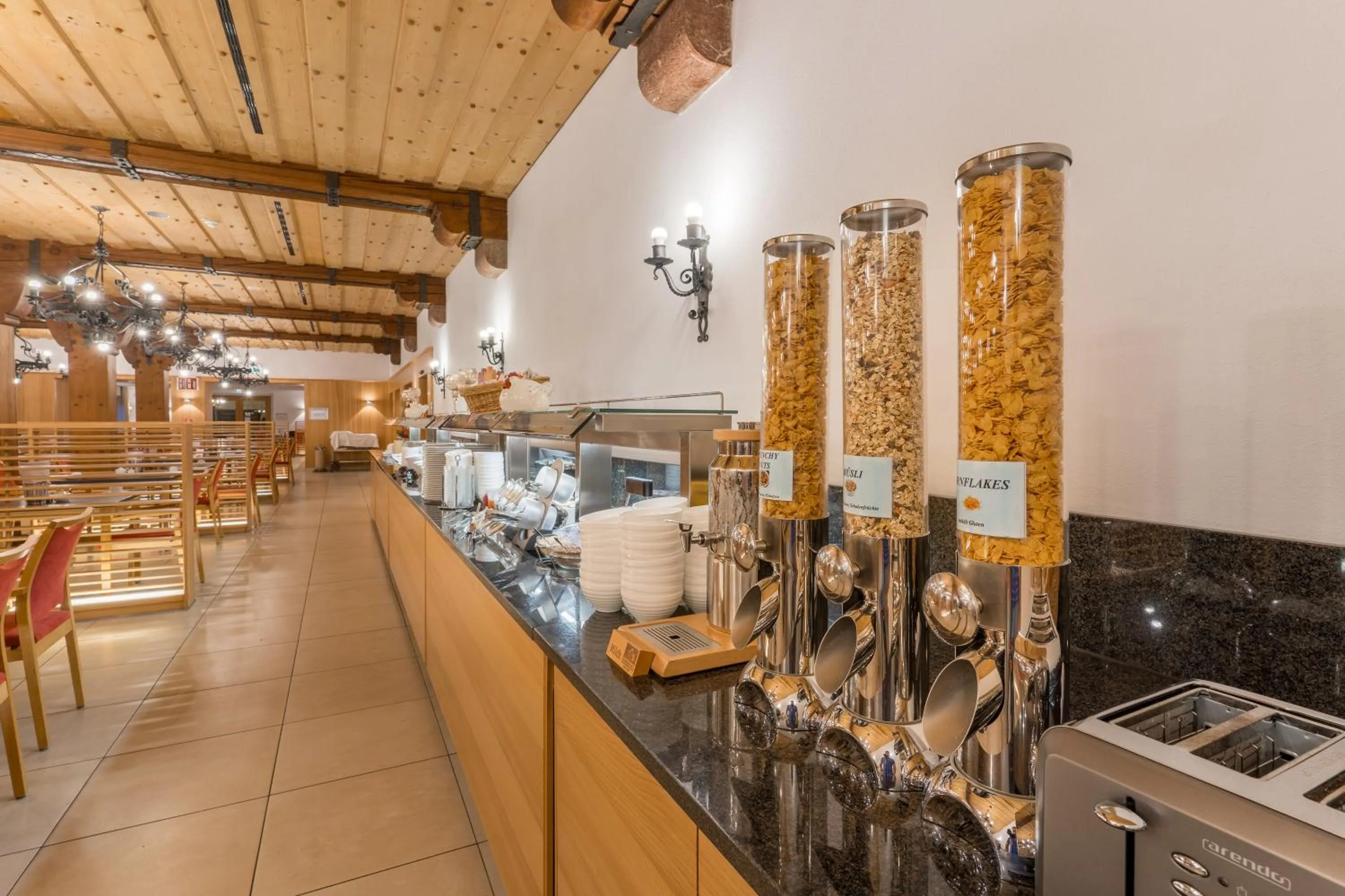 Buffet breakfast in BSW Hotel Hubertus-Park