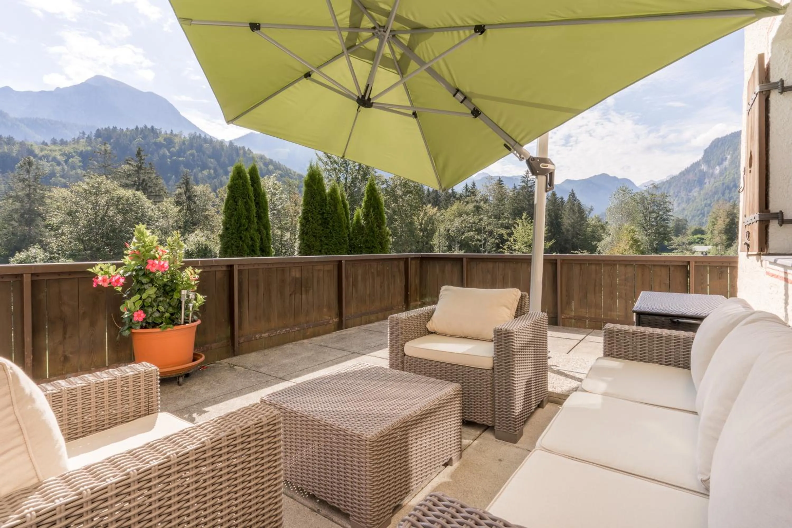 Balcony/Terrace in BSW Hotel Hubertus-Park