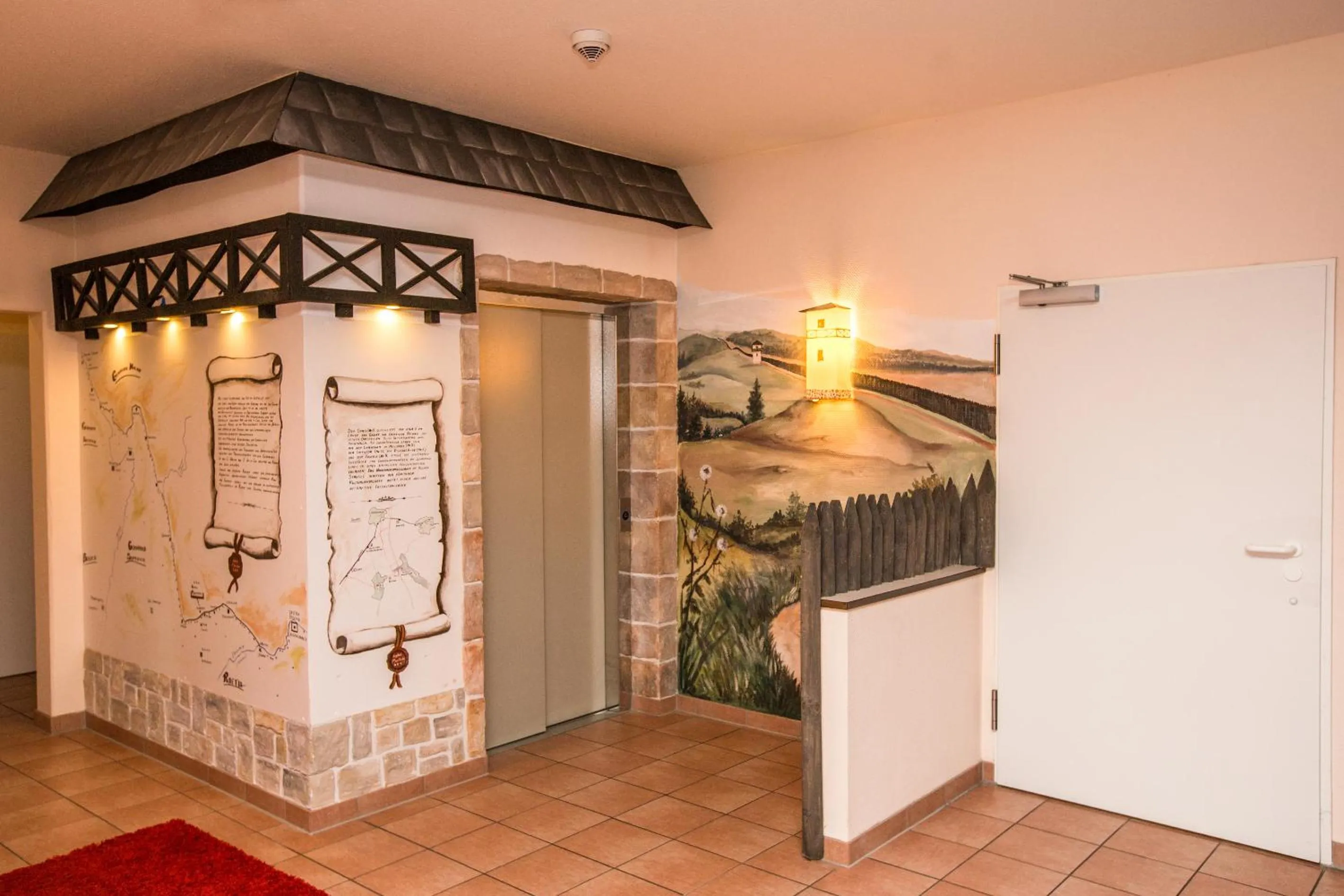 Decorative detail in Montana-Hotel Ellwangen