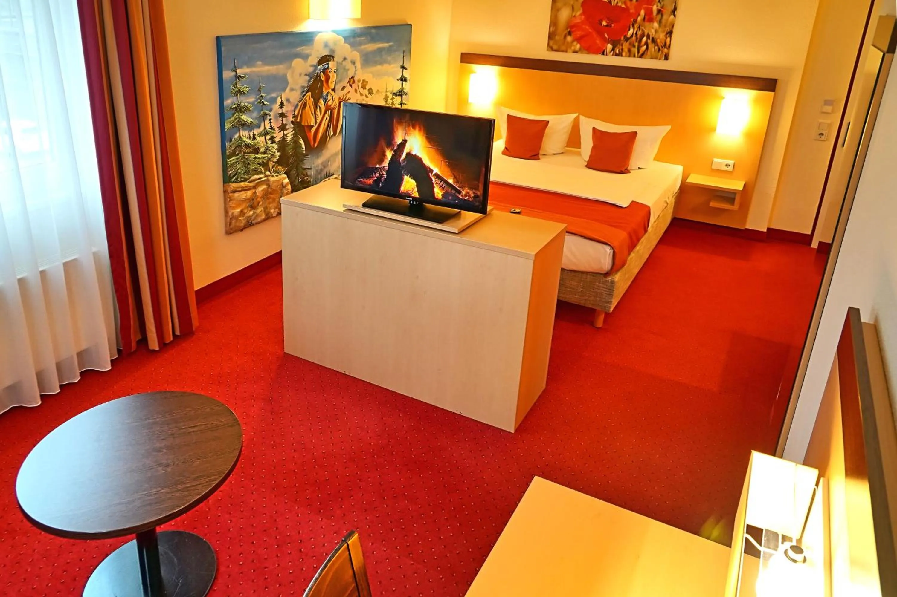 Bed in Montana-Hotel Ellwangen