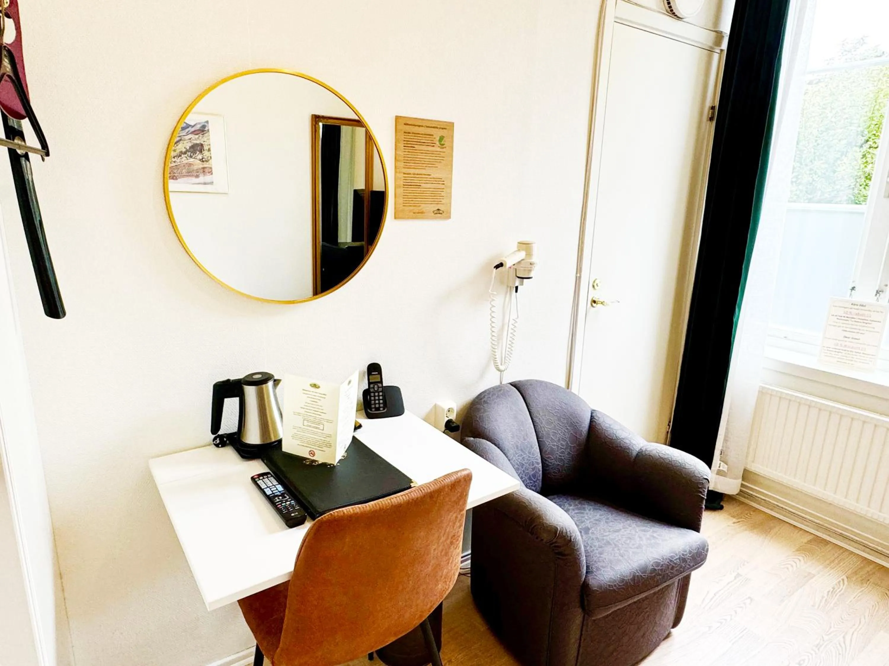 Seating area in Hotel Concordia