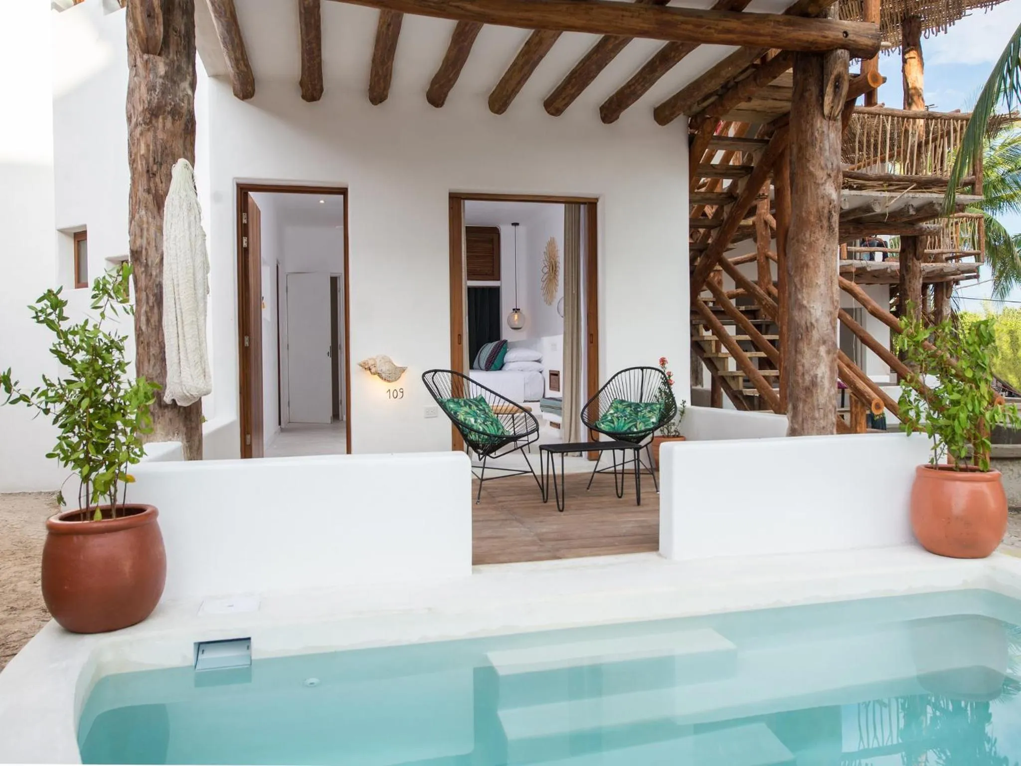 Swimming pool in Villas HM Palapas del Mar