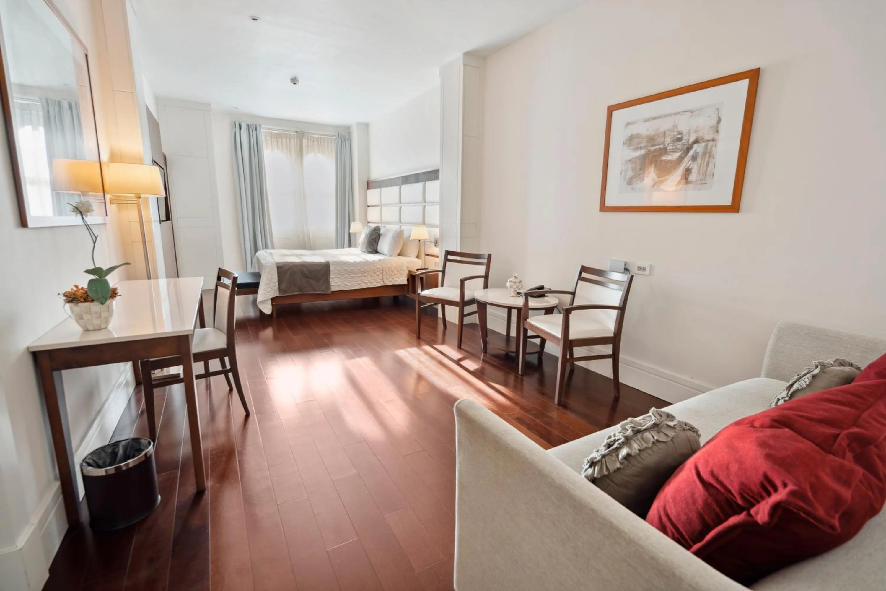 Bed in Central Hotel Panama Casco Viejo