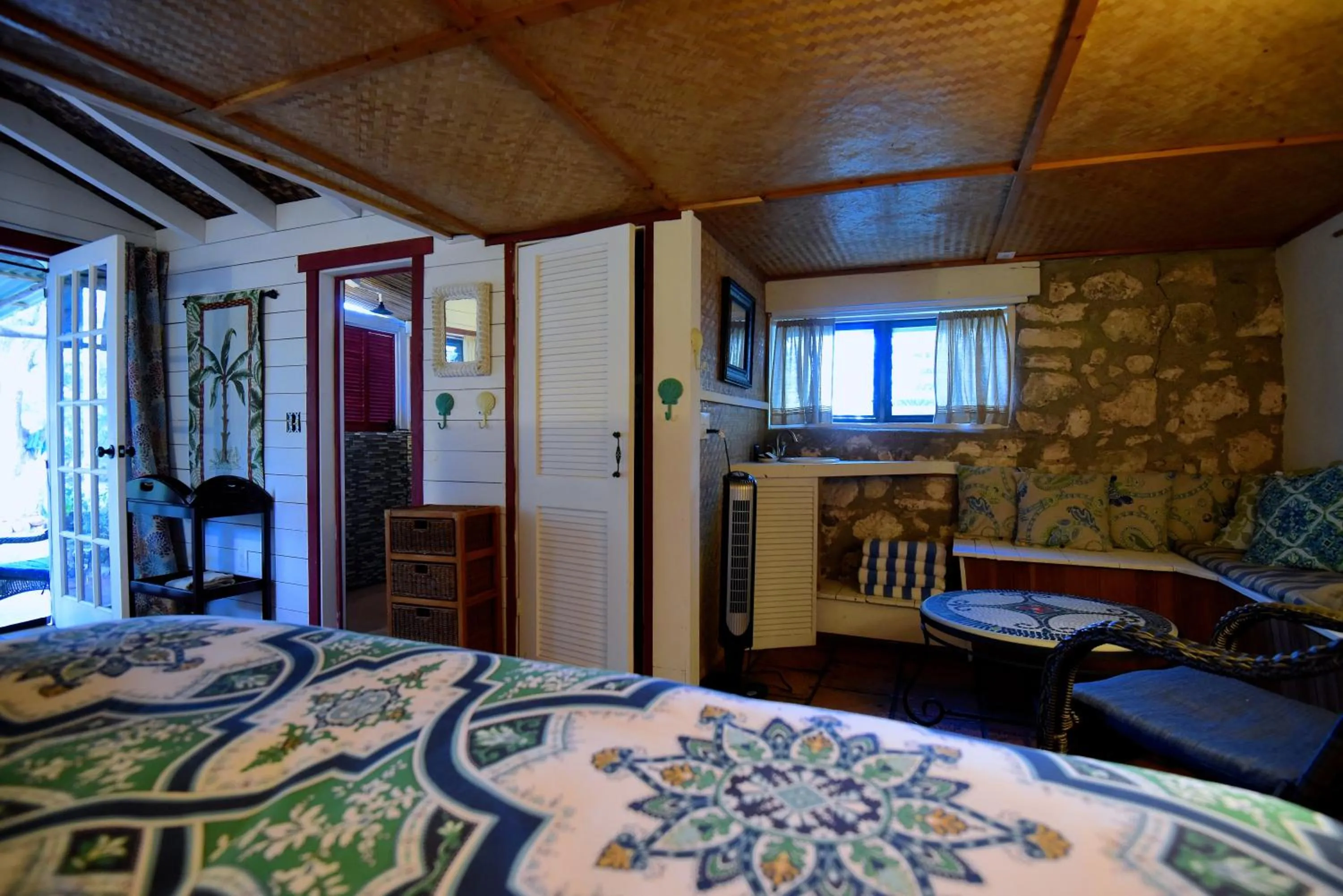 Bed in Pigeon Cay Beach Club