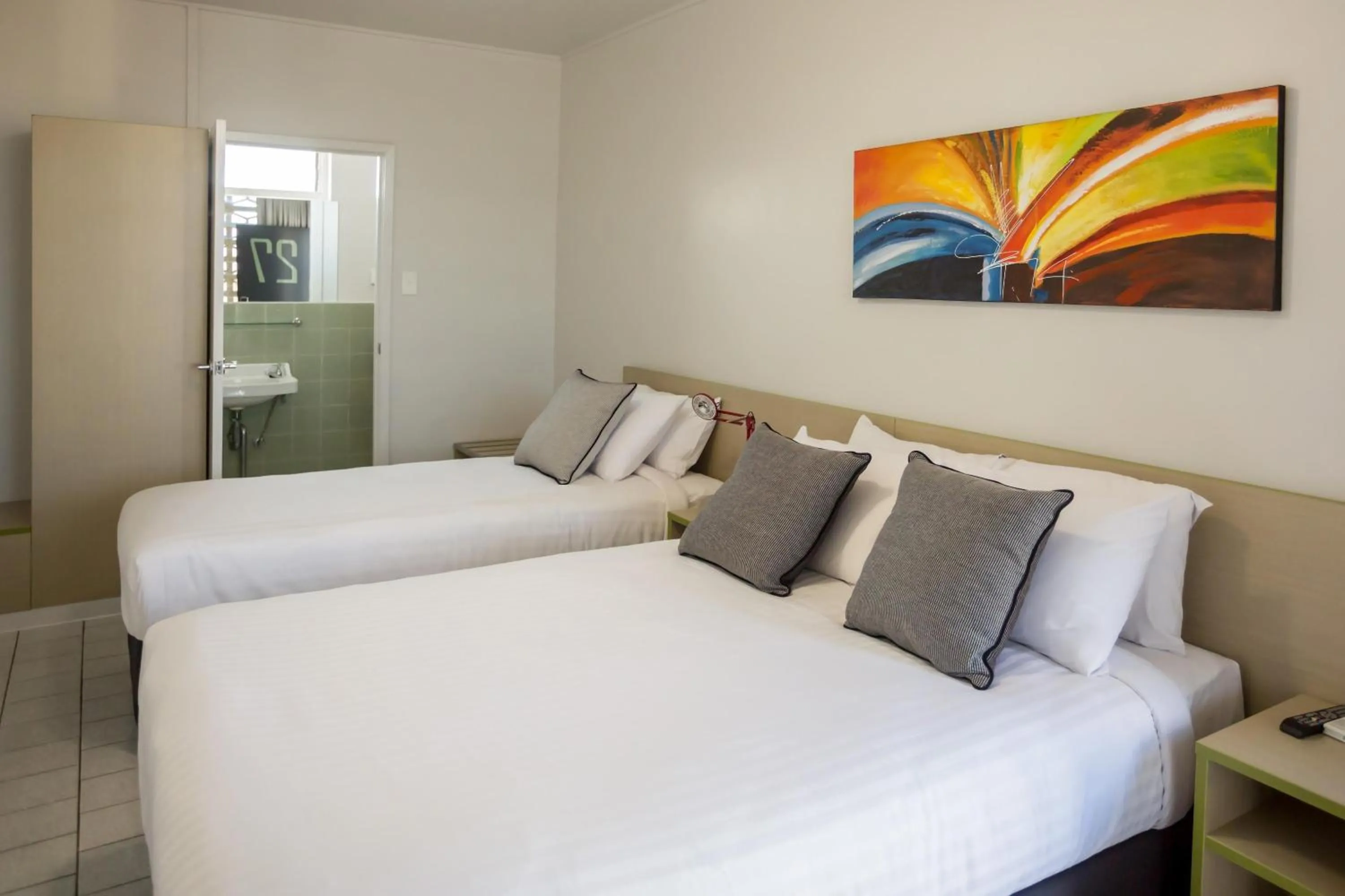 Bedroom, Bed in Nightcap at Emerald Star Hotel