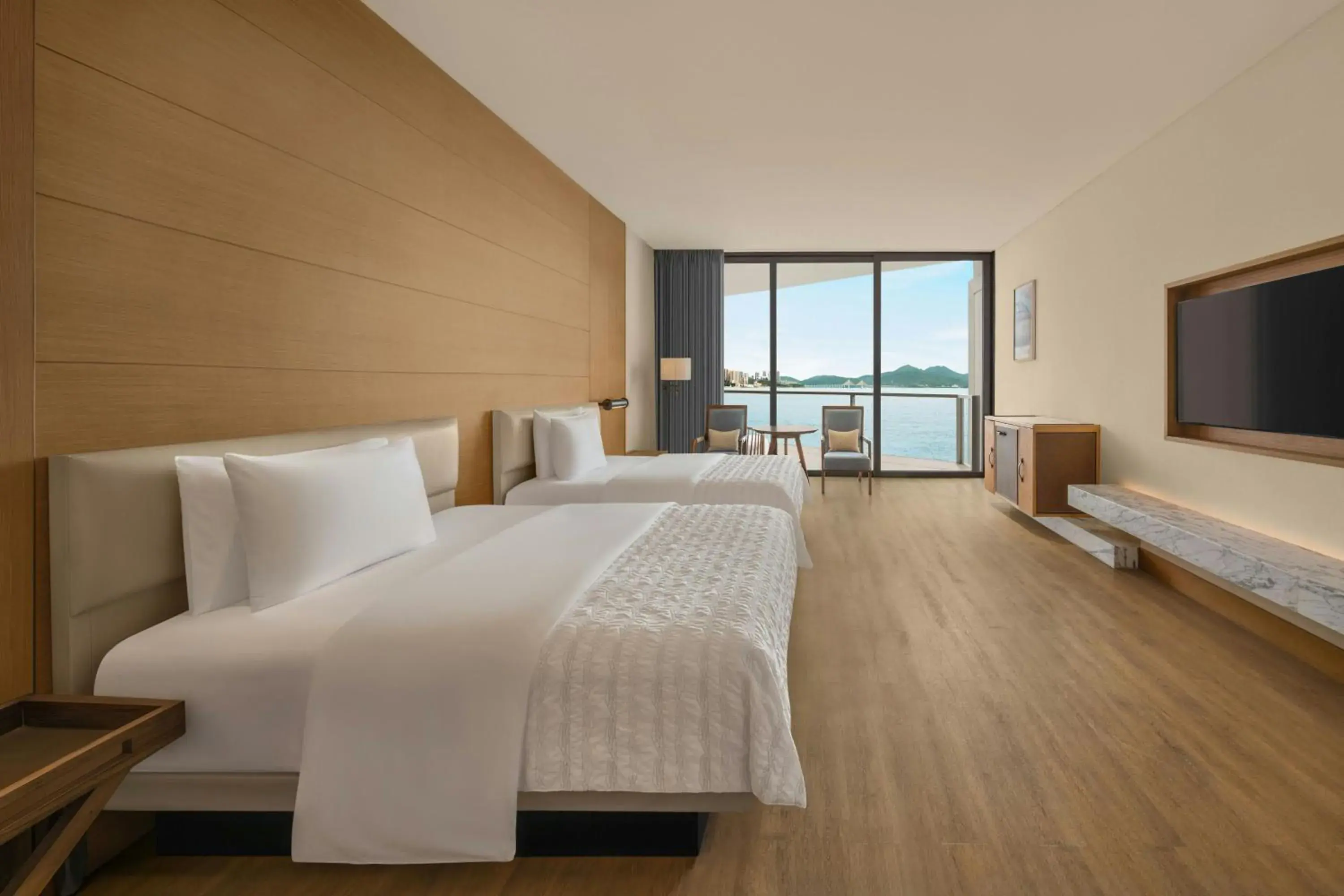 Ocean Chic 2 Double Beds Room in Le Meridien Xiaojing Bay Ocean Chic 2 Double Beds Room in Le Meridien Xiaojing Bay