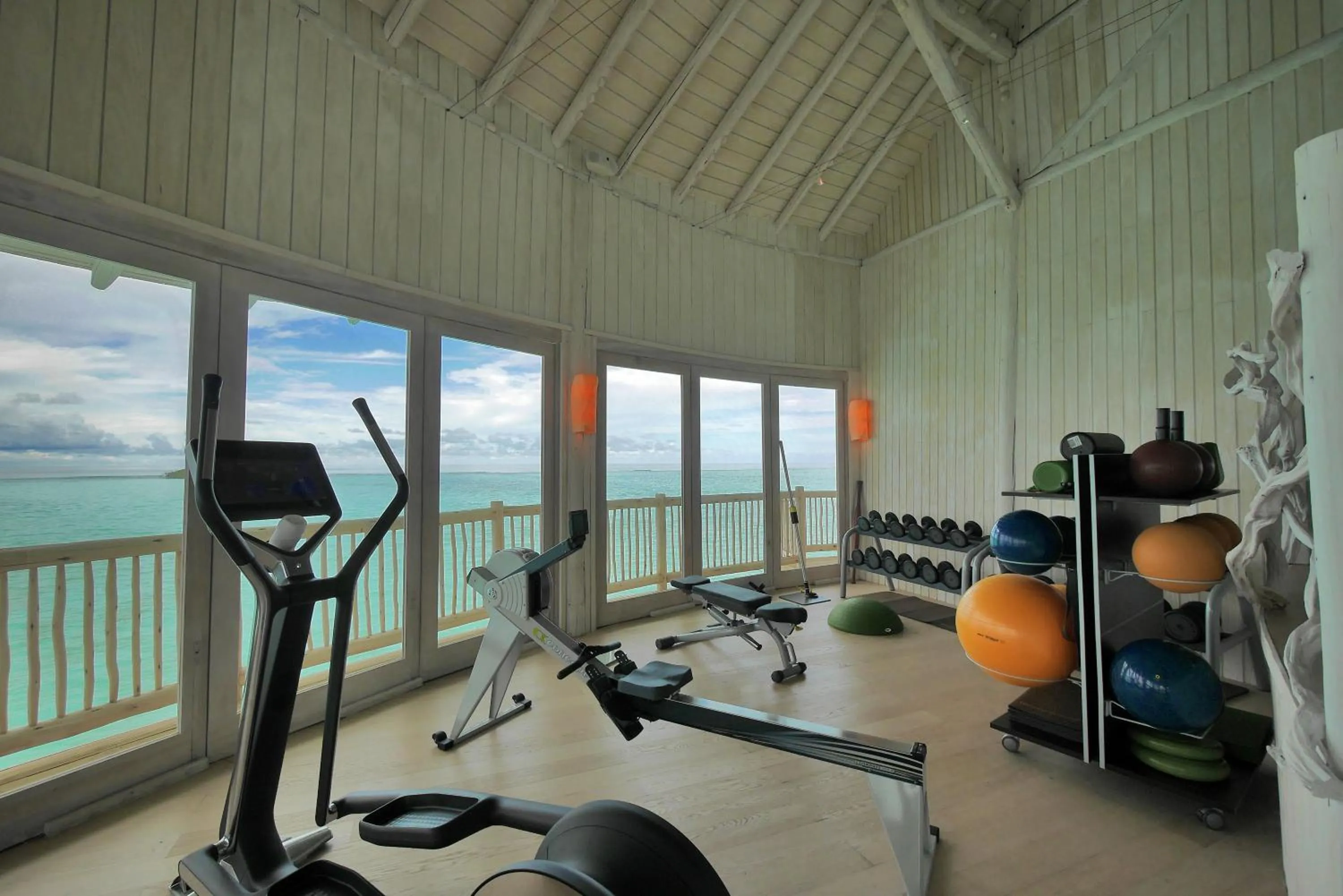 Fitness centre/facilities in Soneva Jani