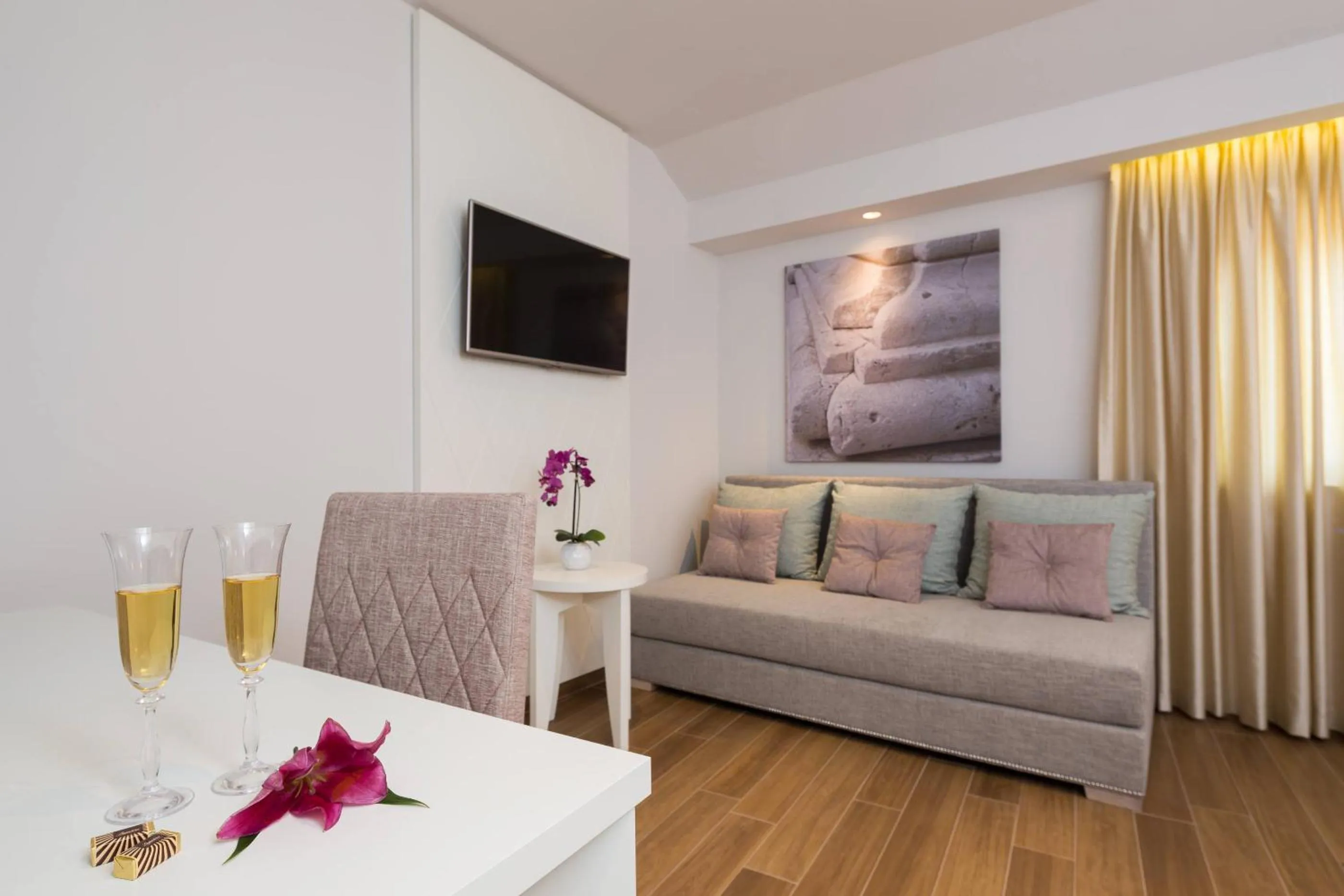 Seating area in Balatura The Fine Bed&Breakfast Split