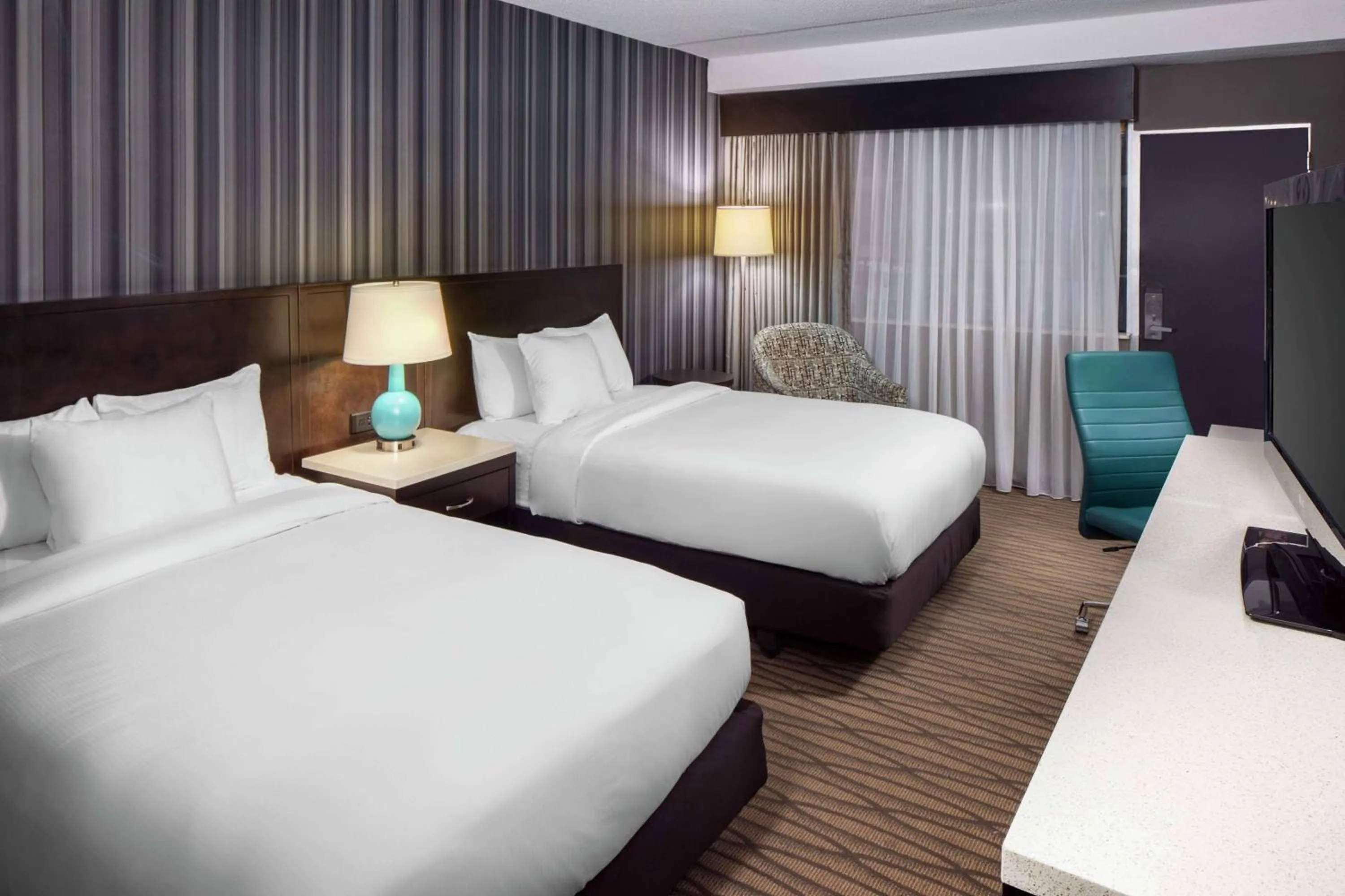 Photo of the whole room, Bed in Wyndham Garden Westlake