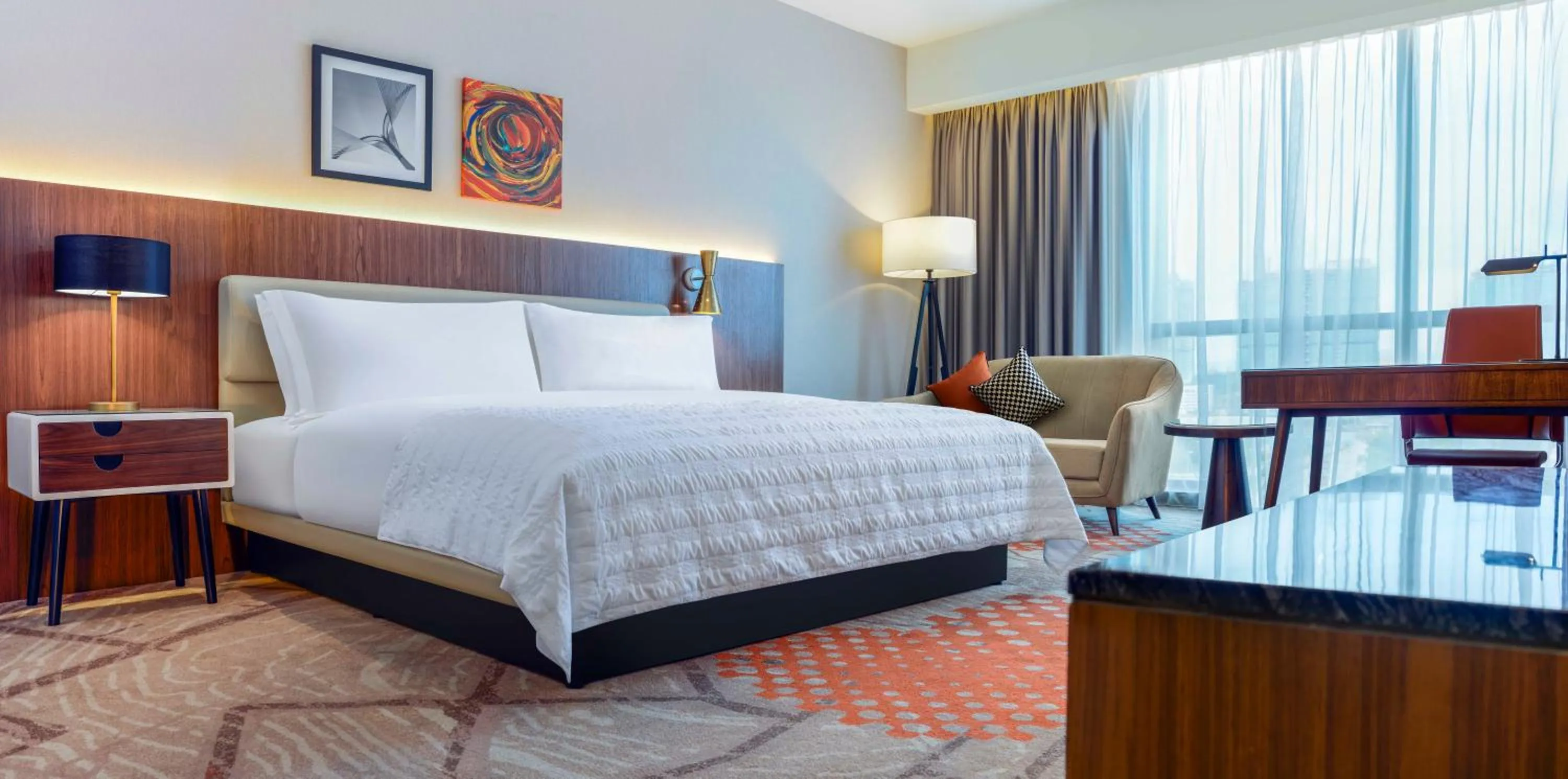 Bed in Le Meridien Putrajaya