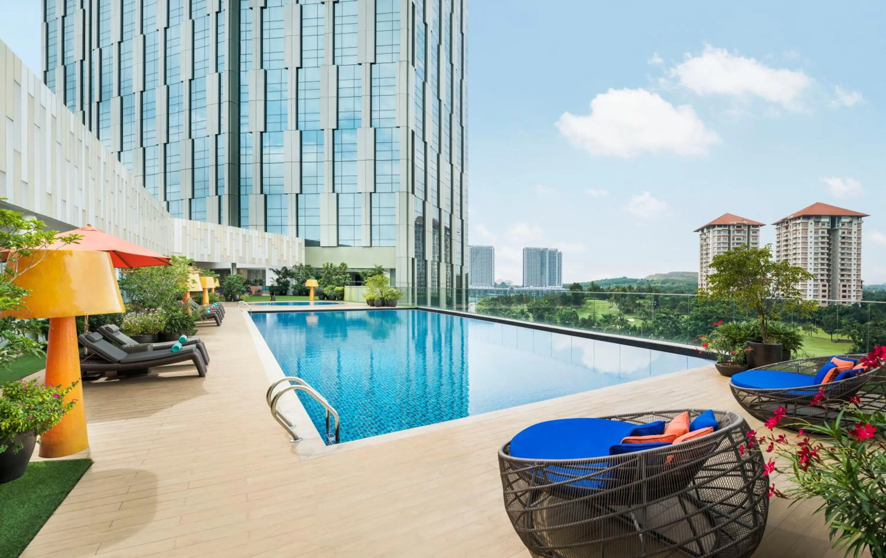 Swimming pool in Le Meridien Putrajaya