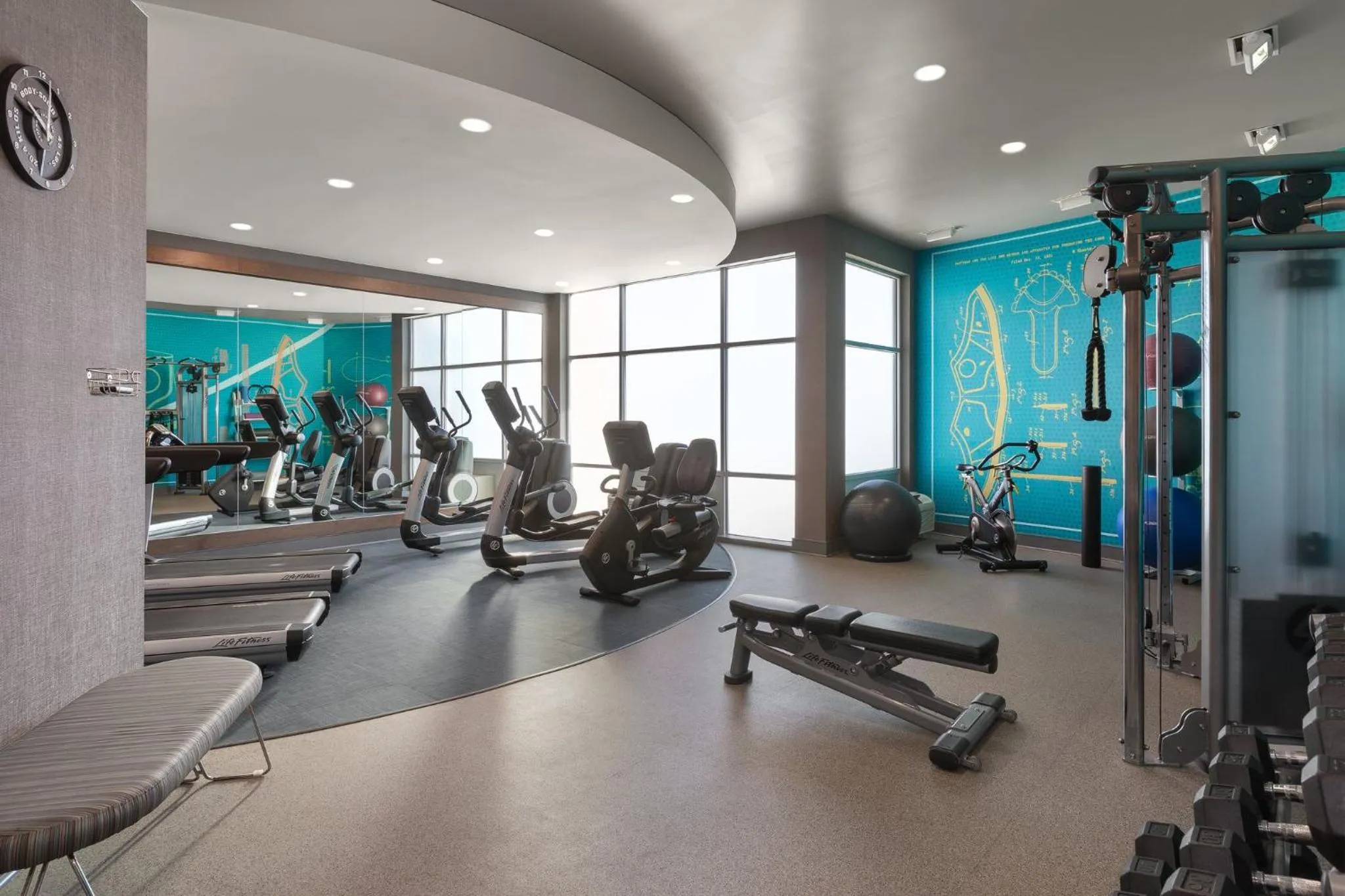 Fitness centre/facilities in Hotel Indigo Columbus Architectural Center by IHG