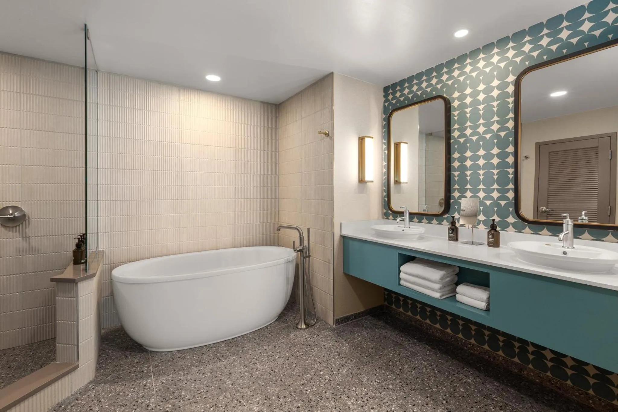 Bathroom in Hotel Indigo Columbus Architectural Center by IHG