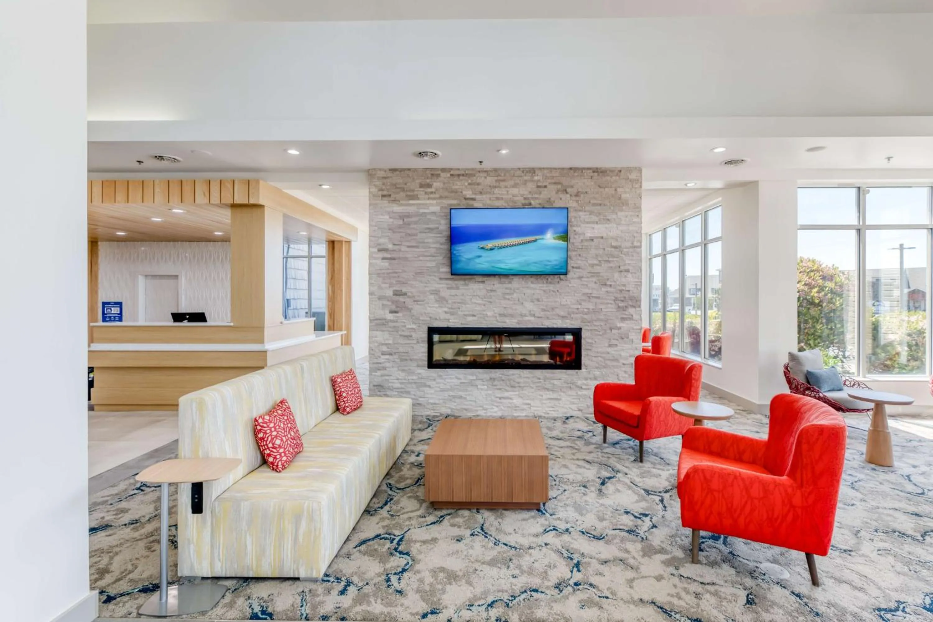 Lobby or reception in Hilton Garden Inn Outer Banks/Kitty Hawk