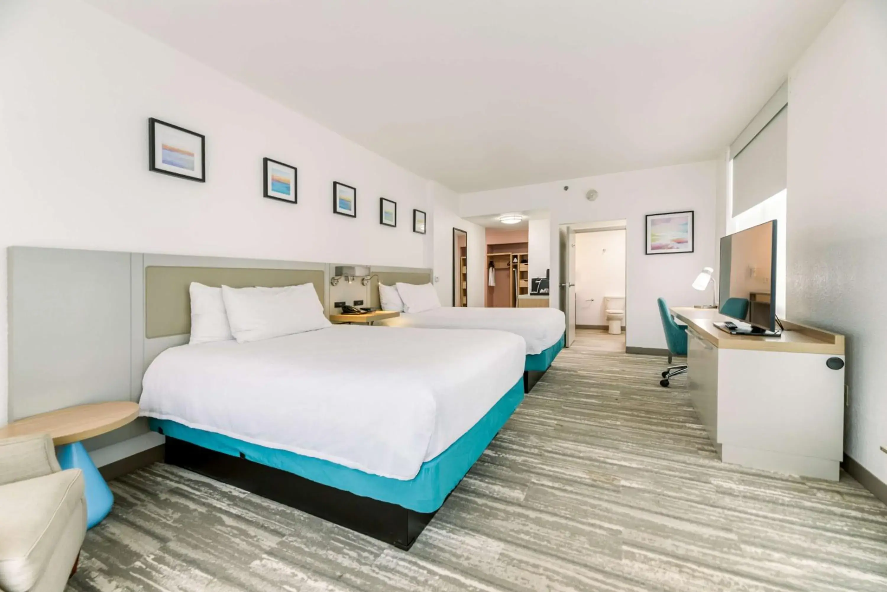 Deluxe Double Queen Beds - Ground Floor with Patio in Hilton Garden Inn Outer Banks/Kitty Hawk Deluxe Double Queen Beds - Ground Floor with Patio in Hilton Garden Inn Outer Banks/Kitty Hawk