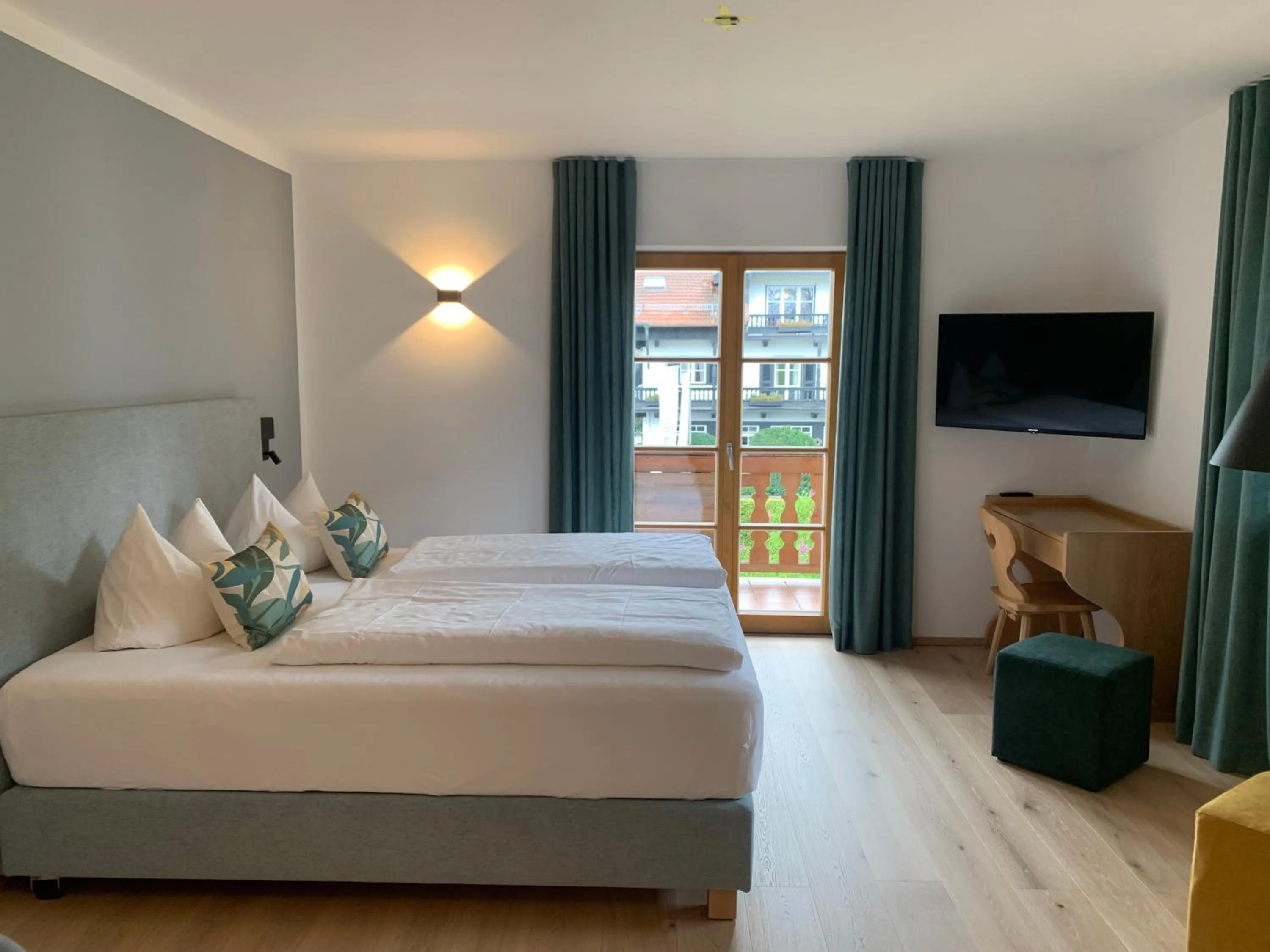 Bed in Hotel Garni Gästehaus Brand