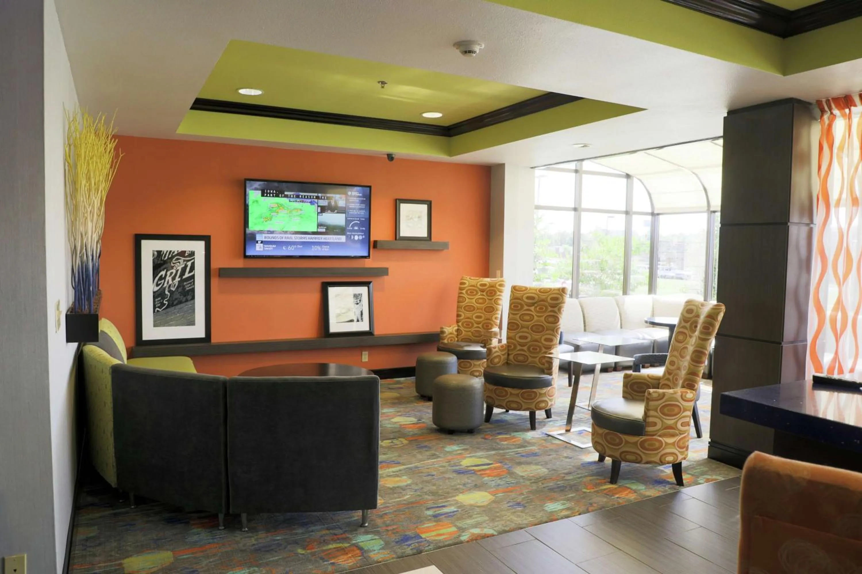 Lobby or reception in Hampton Inn Muskogee