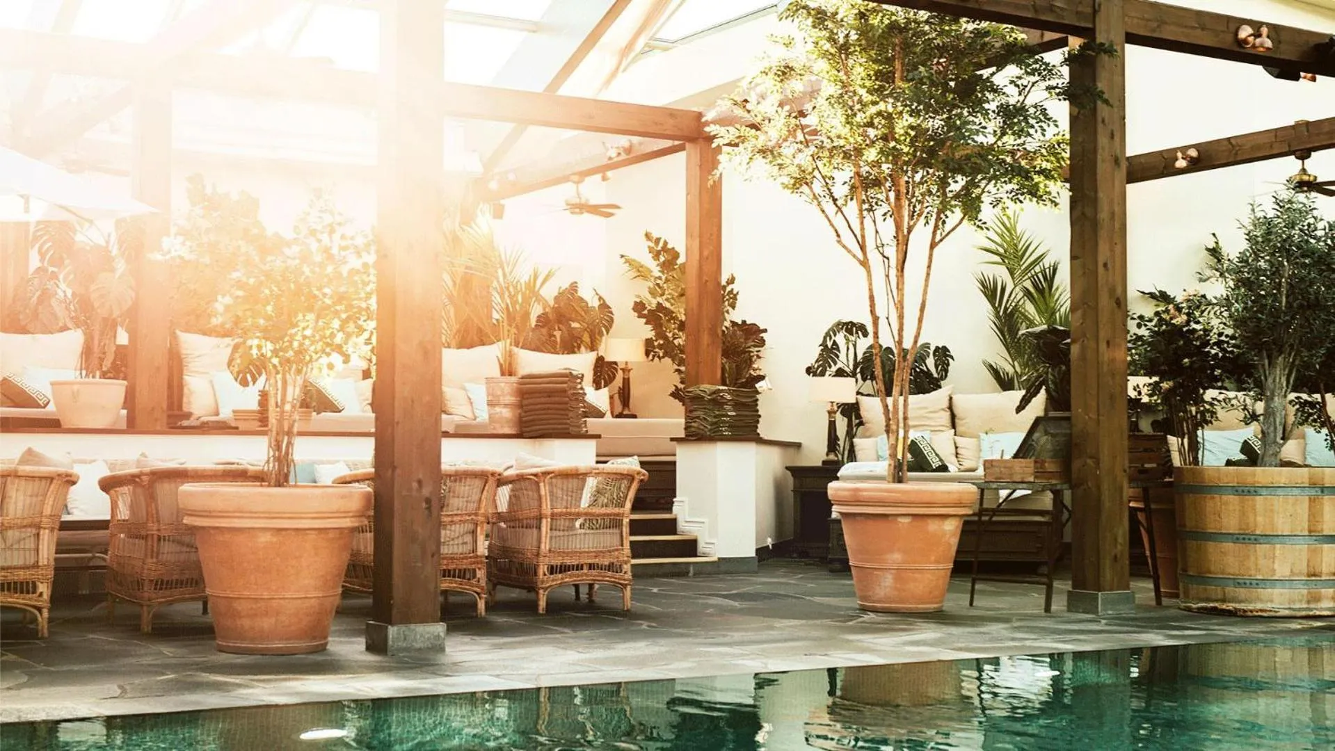 Swimming pool in Falkenberg Strandbad