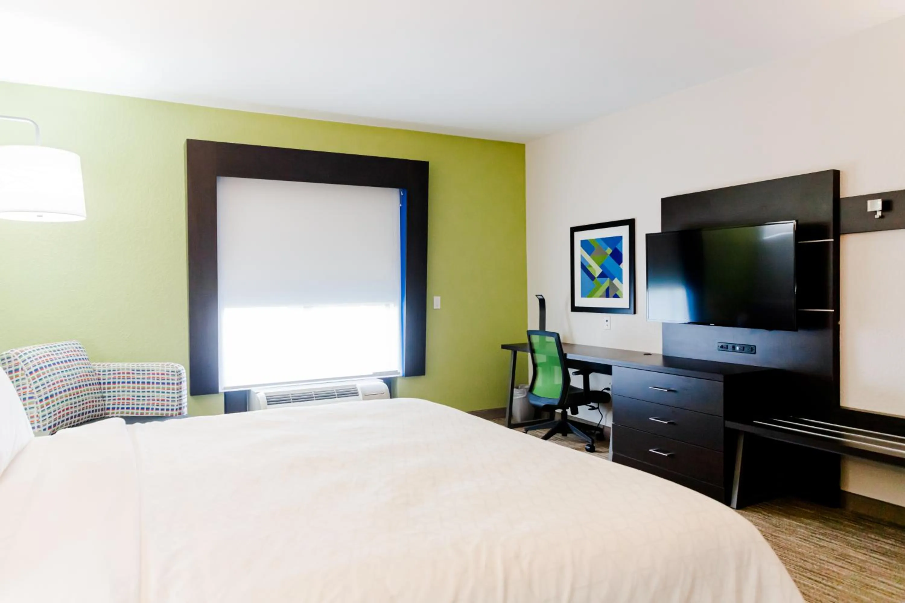TV and multimedia, Bed in Holiday Inn Express Hotel & Suites Greenville by IHG