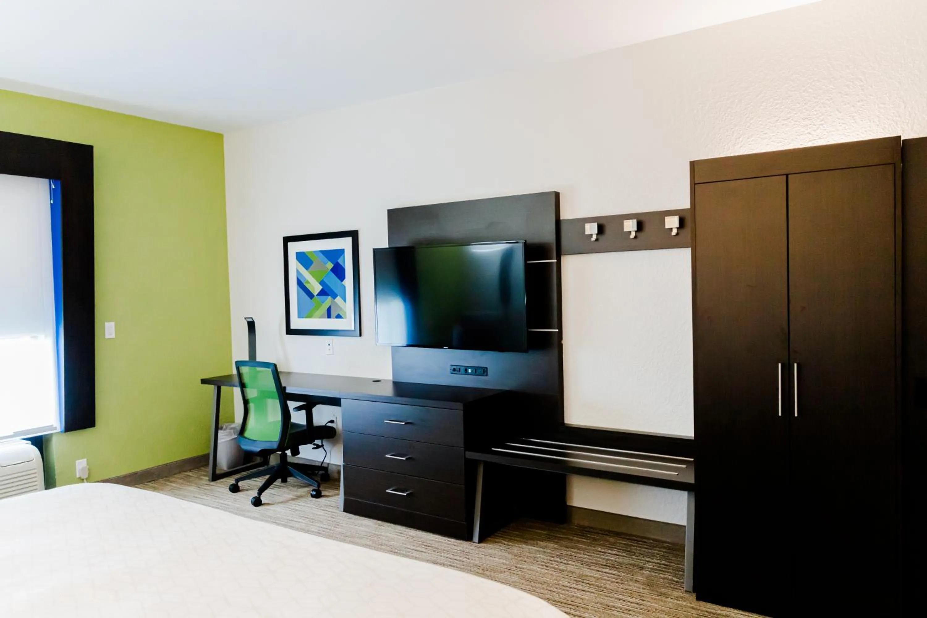 TV and multimedia, Bed in Holiday Inn Express Hotel & Suites Greenville by IHG