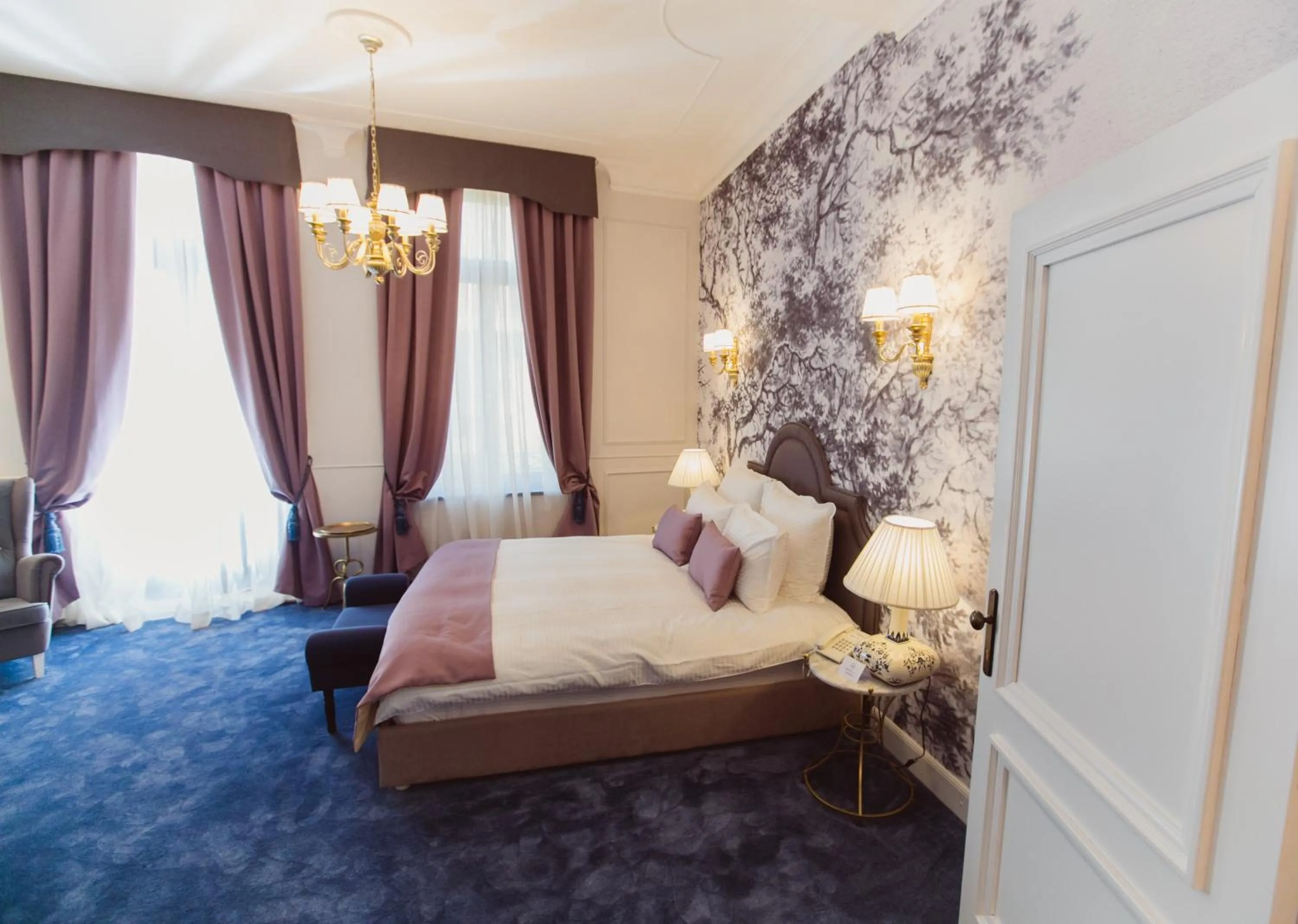 Bed in Hotel Splendid 1900