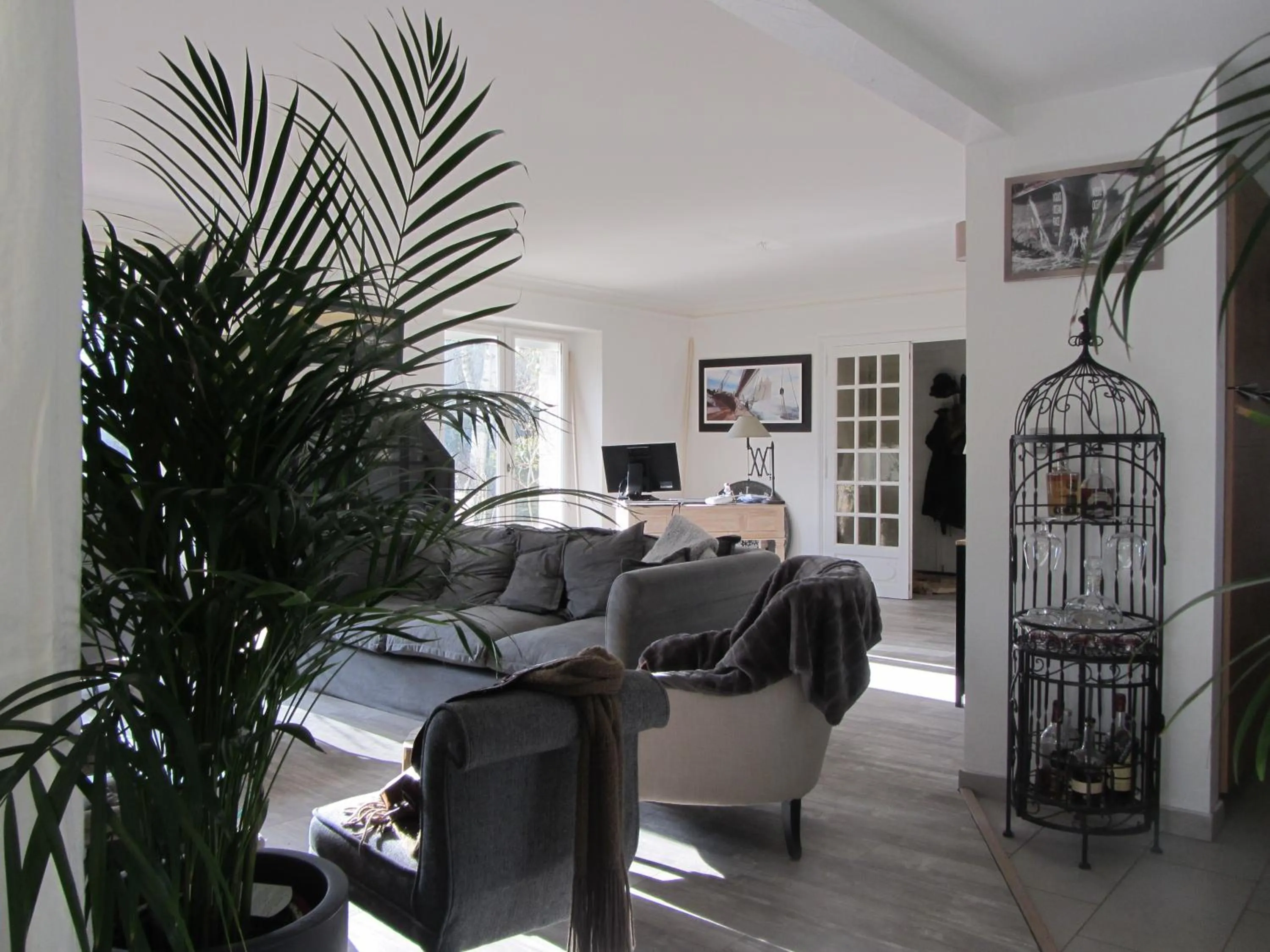 Living room in La maison de l'Odet