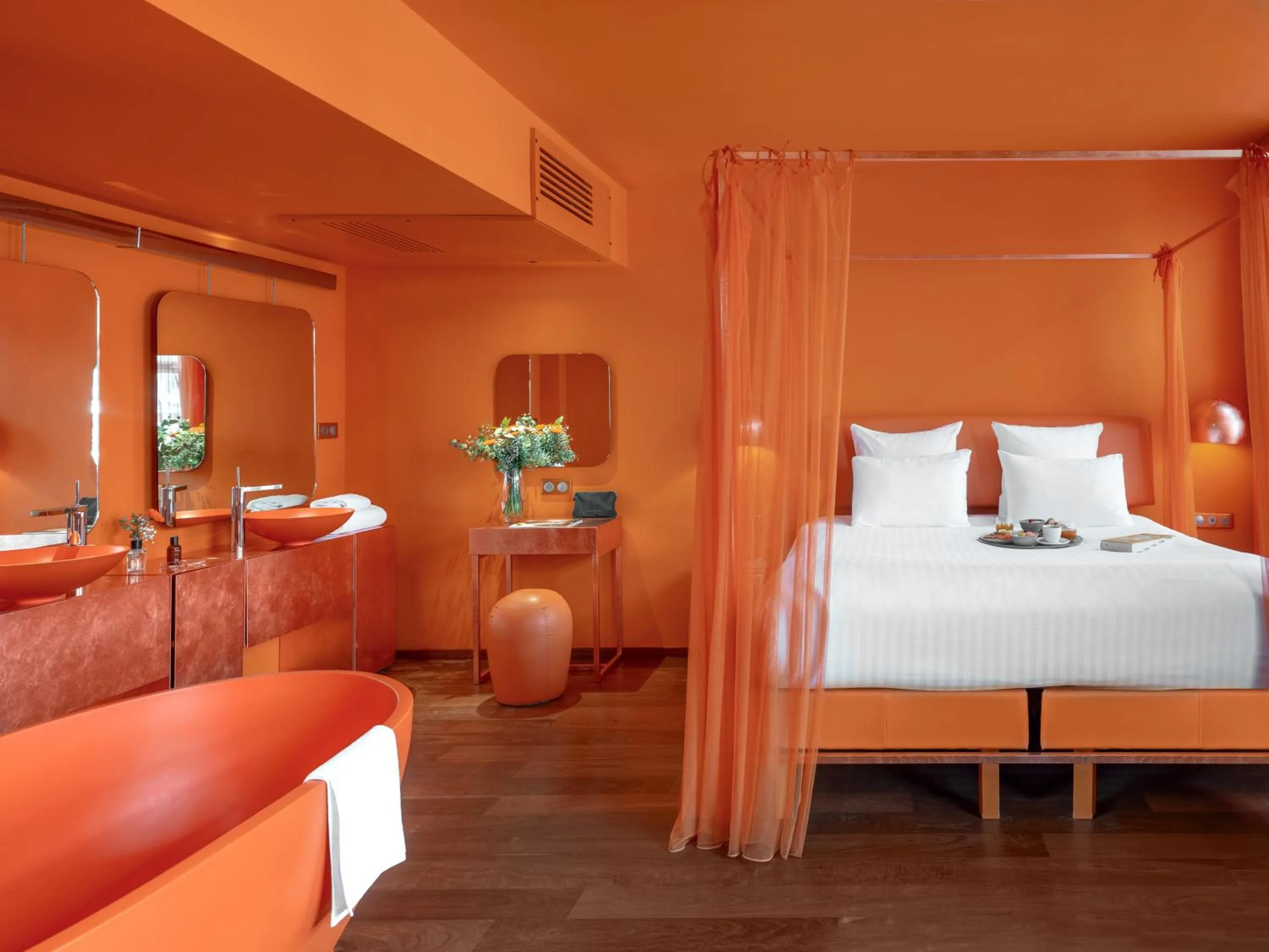 Bed in Hotel OFF Paris Seine