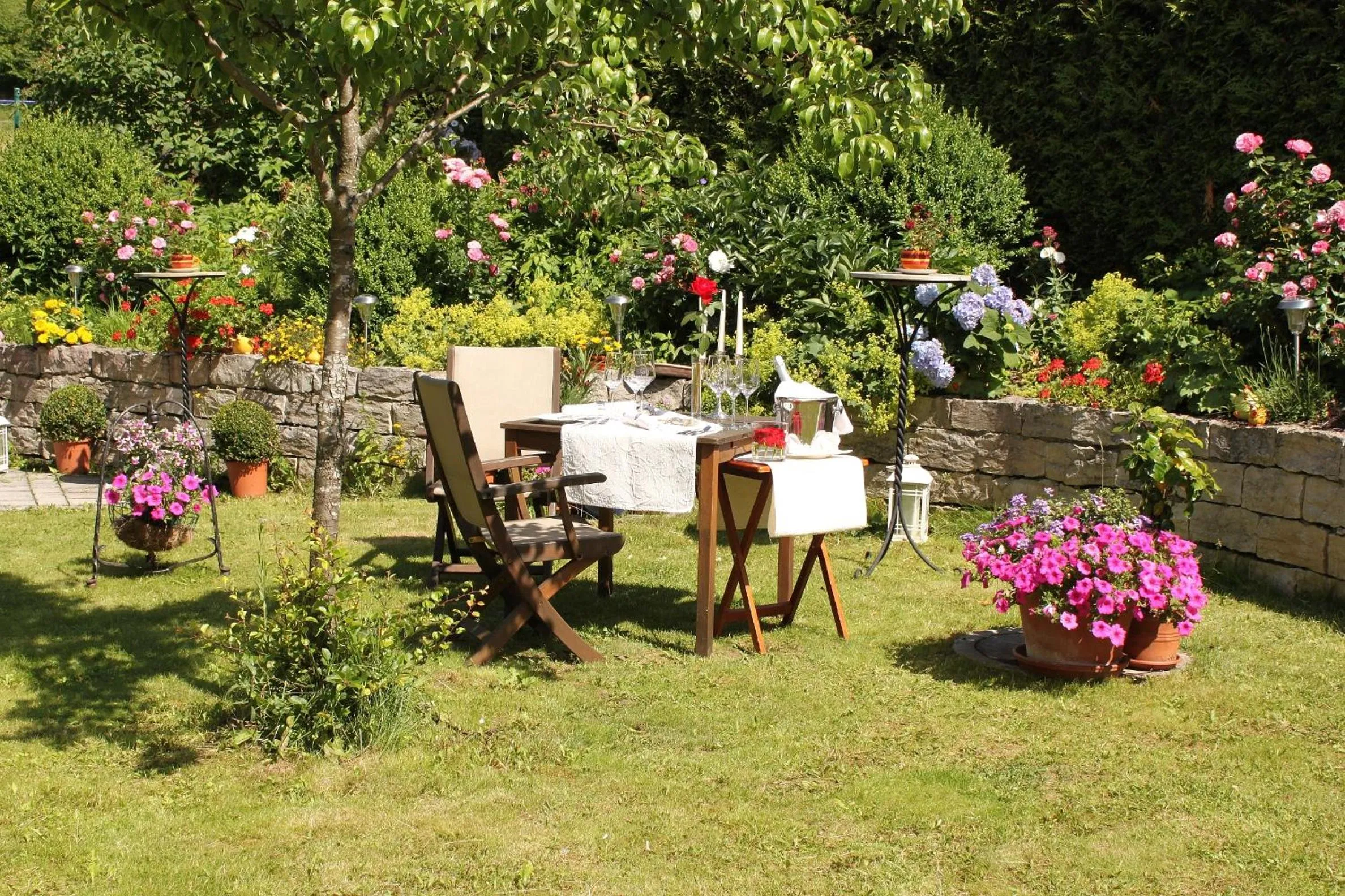 Balcony/Terrace in Romantik Hotel Chalet am Kiental