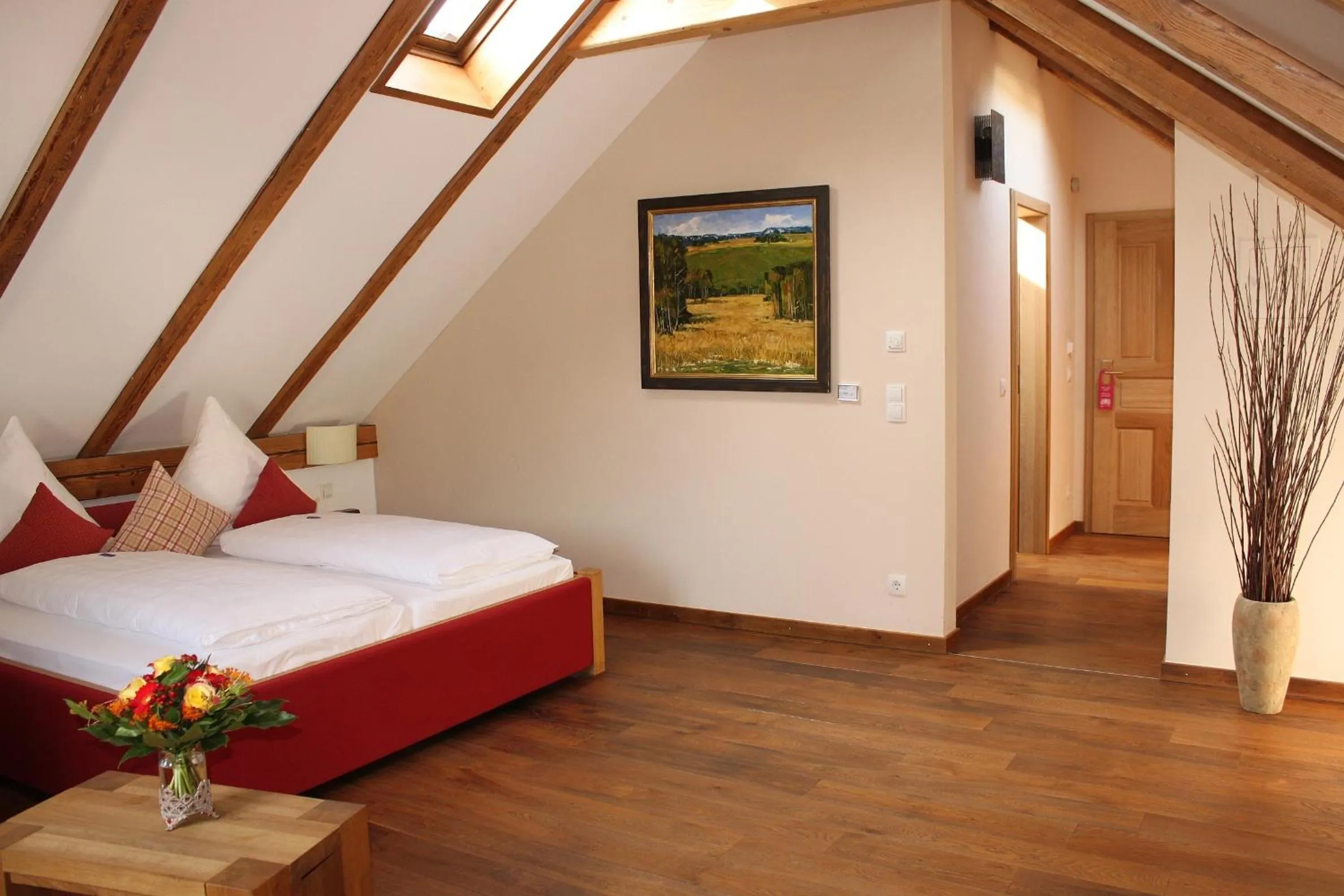 Photo of the whole room, Bed in Romantik Hotel Chalet am Kiental