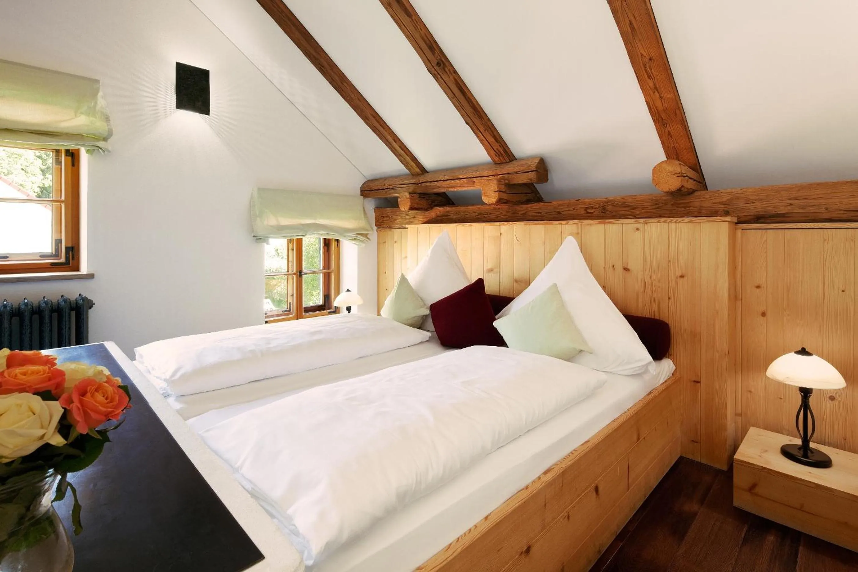 Bedroom, Bed in Romantik Hotel Chalet am Kiental