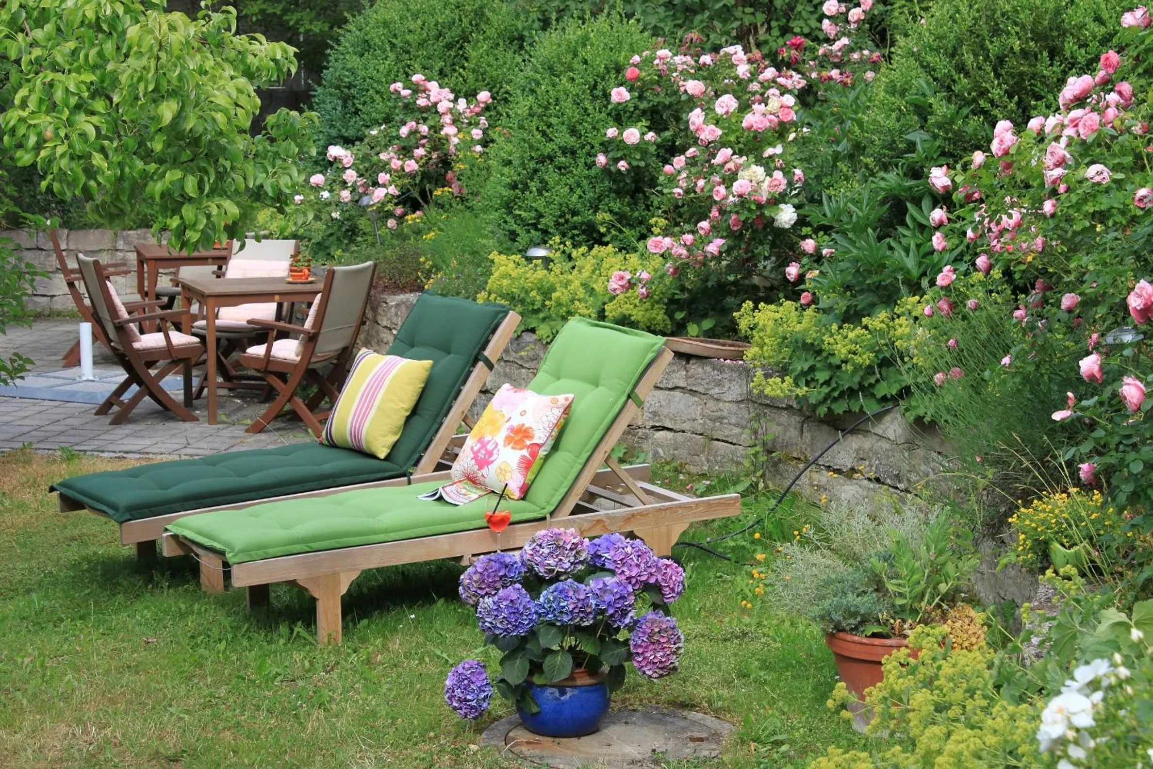 Balcony/Terrace in Romantik Hotel Chalet am Kiental