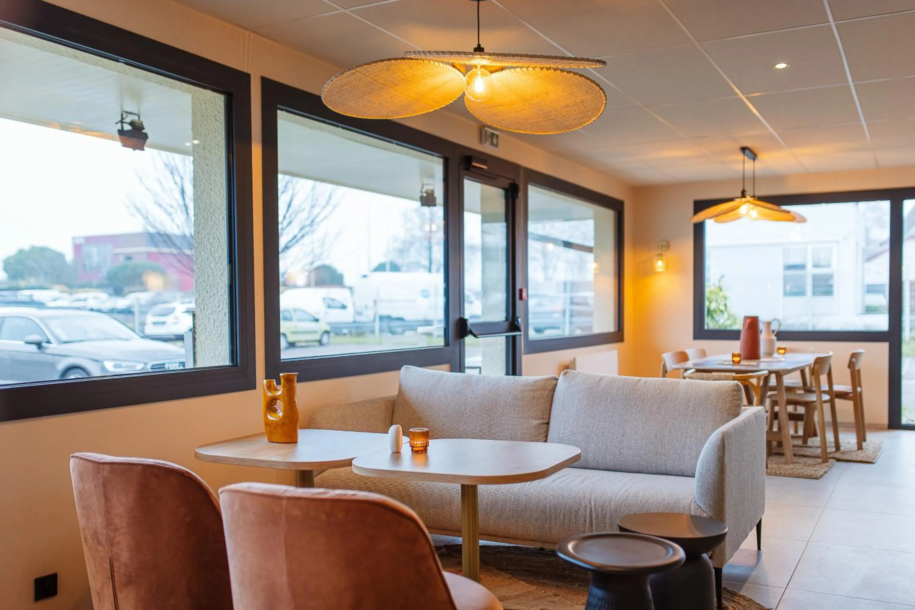 Seating area in Hotel Bhoma Troyes