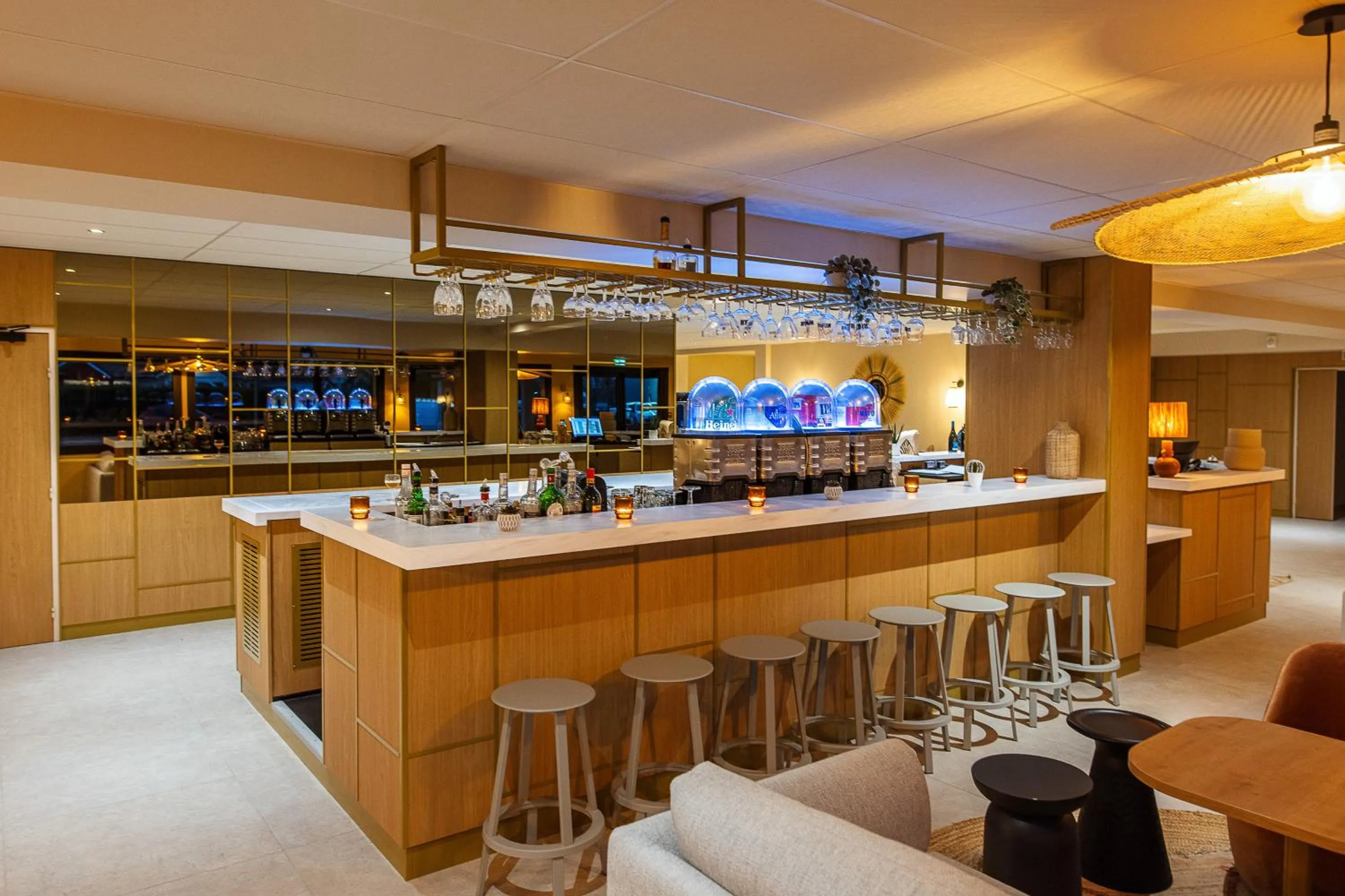 Lounge or bar in Hotel Bhoma Troyes