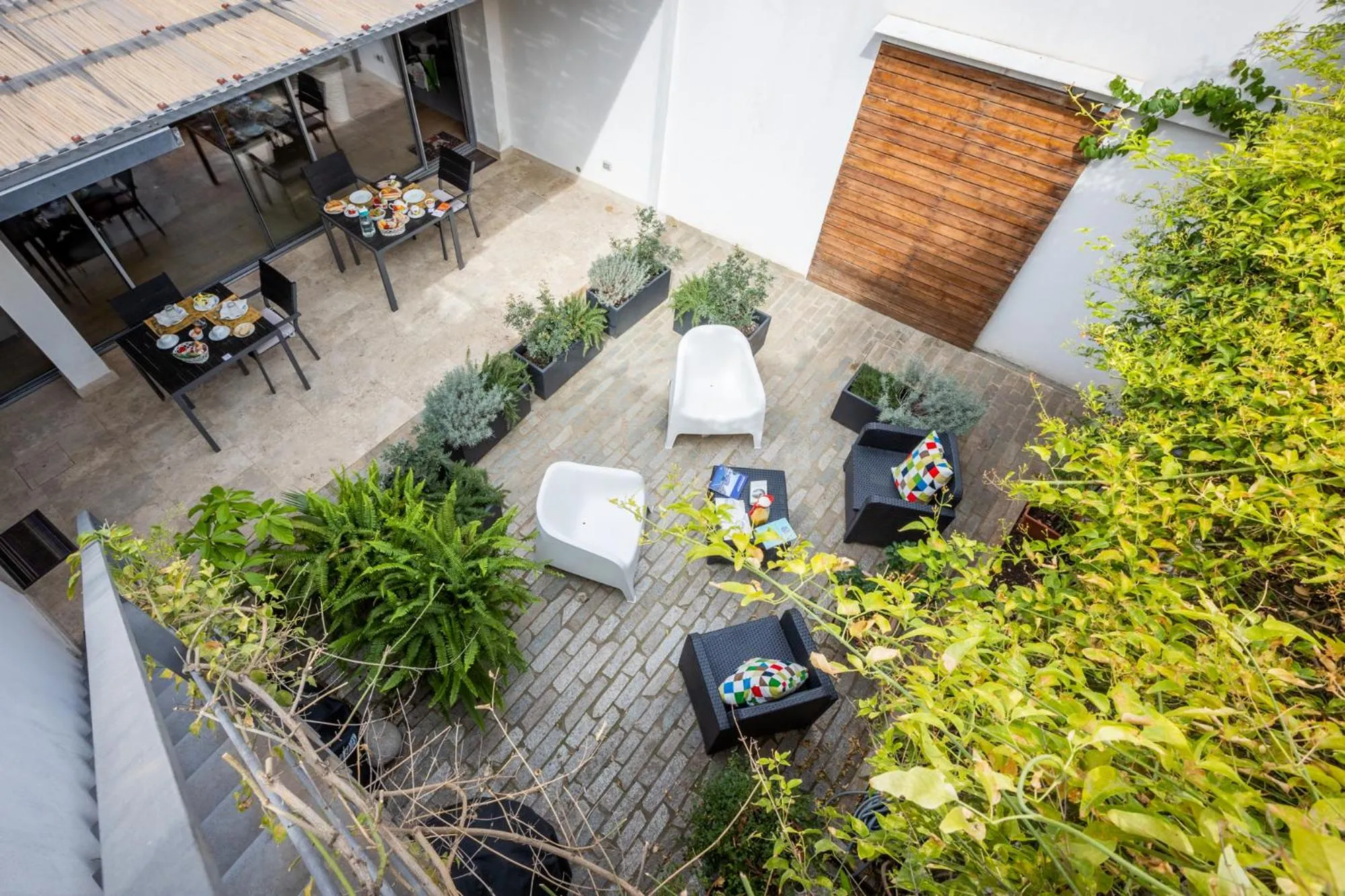 Inner courtyard view in Bed & Breakfast Il Carignano