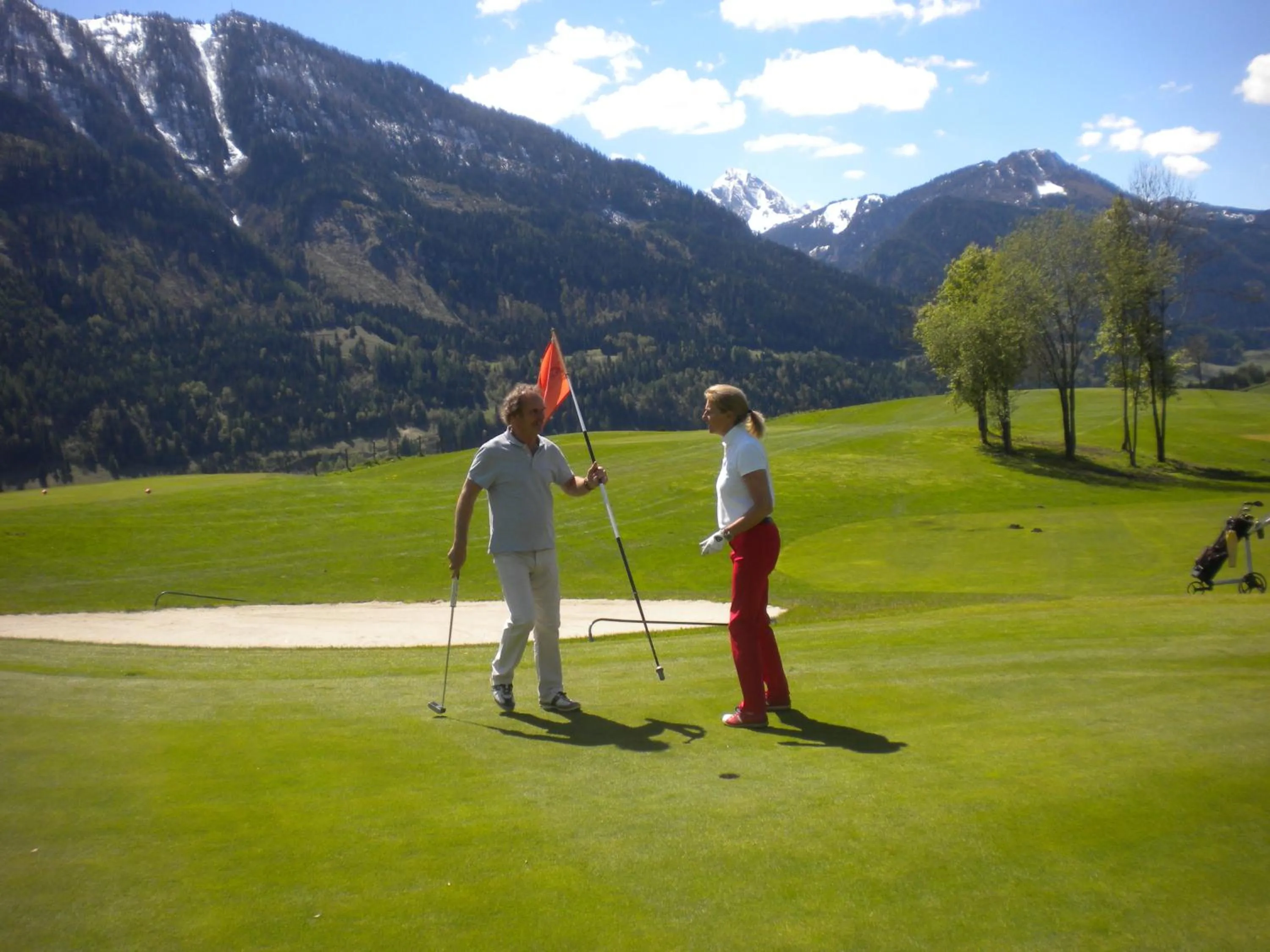 Golfcourse in Hotel zur Post
