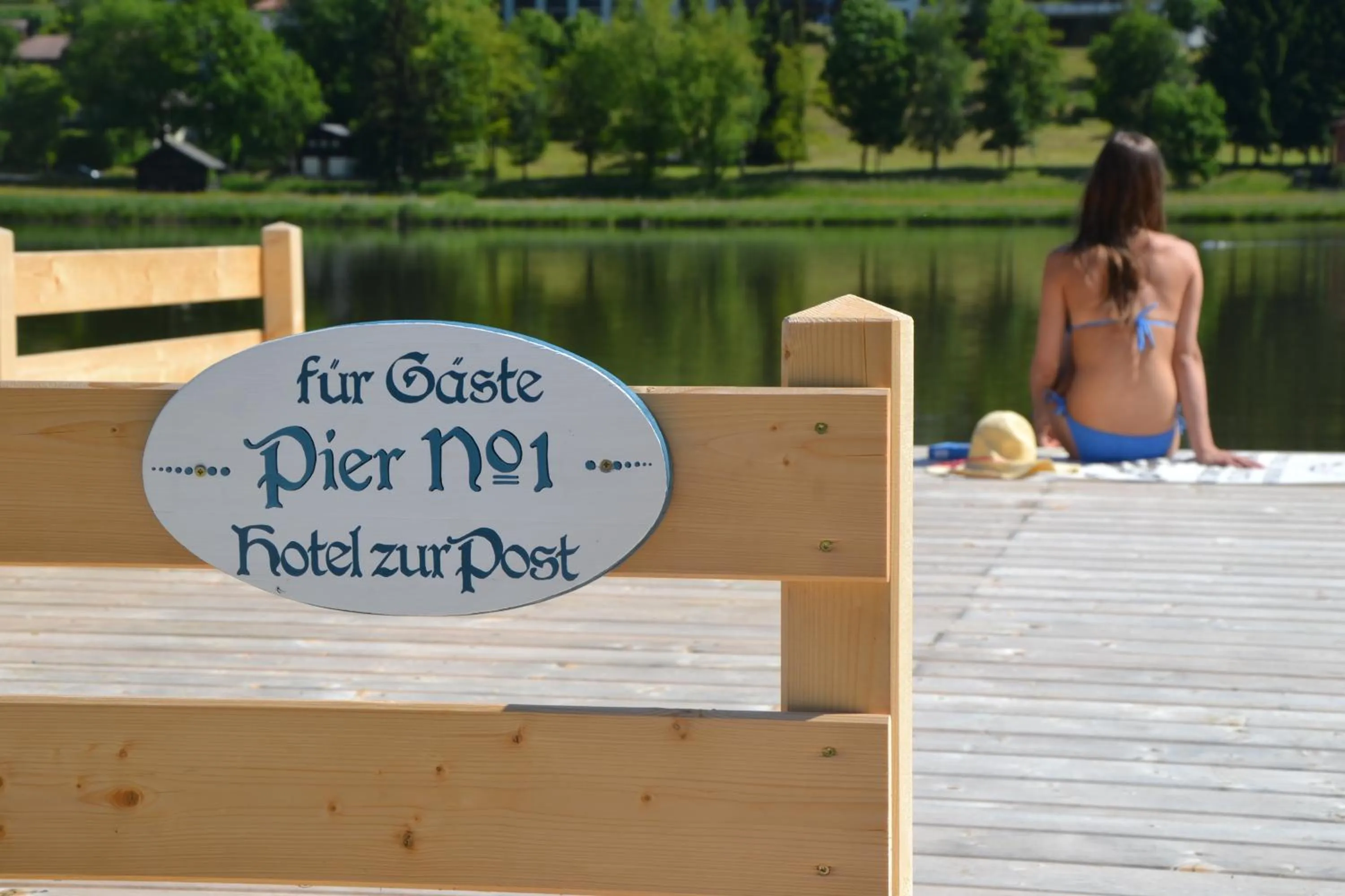 Swimming pool in Hotel zur Post