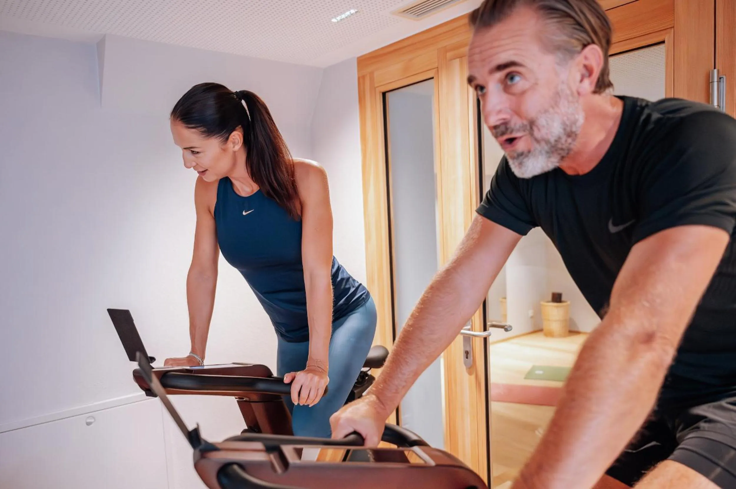 Fitness centre/facilities in Hotel Goldener Berg