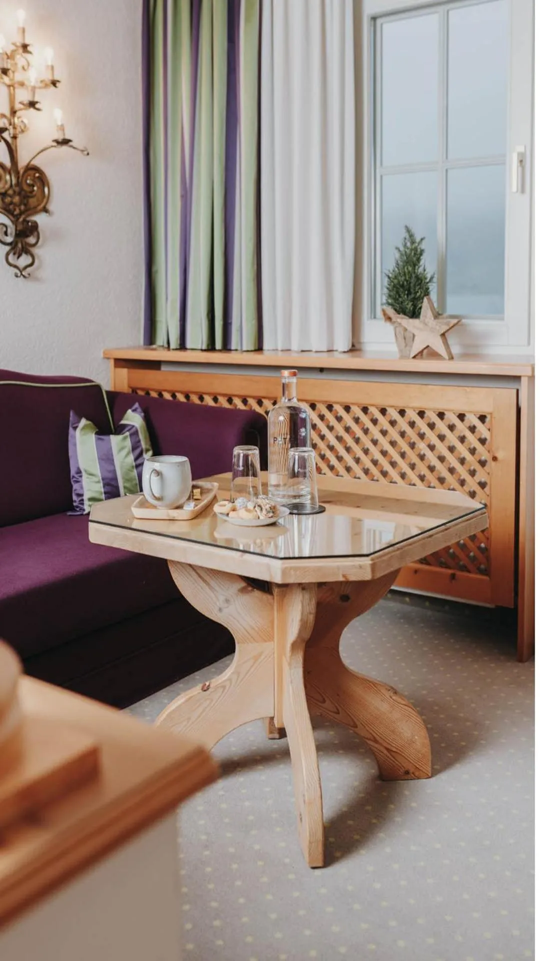 Seating area in Hotel Peter