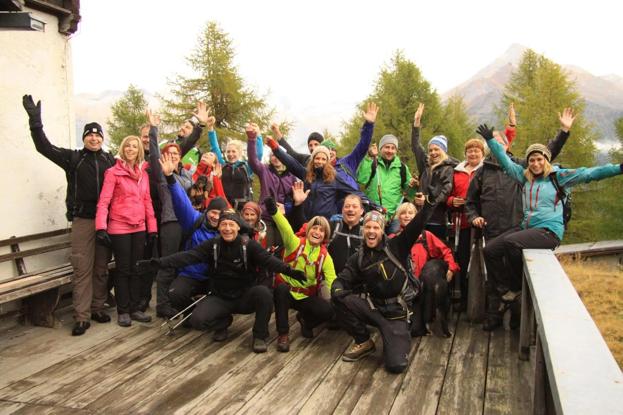 group of guests in Ferienhotel Alber