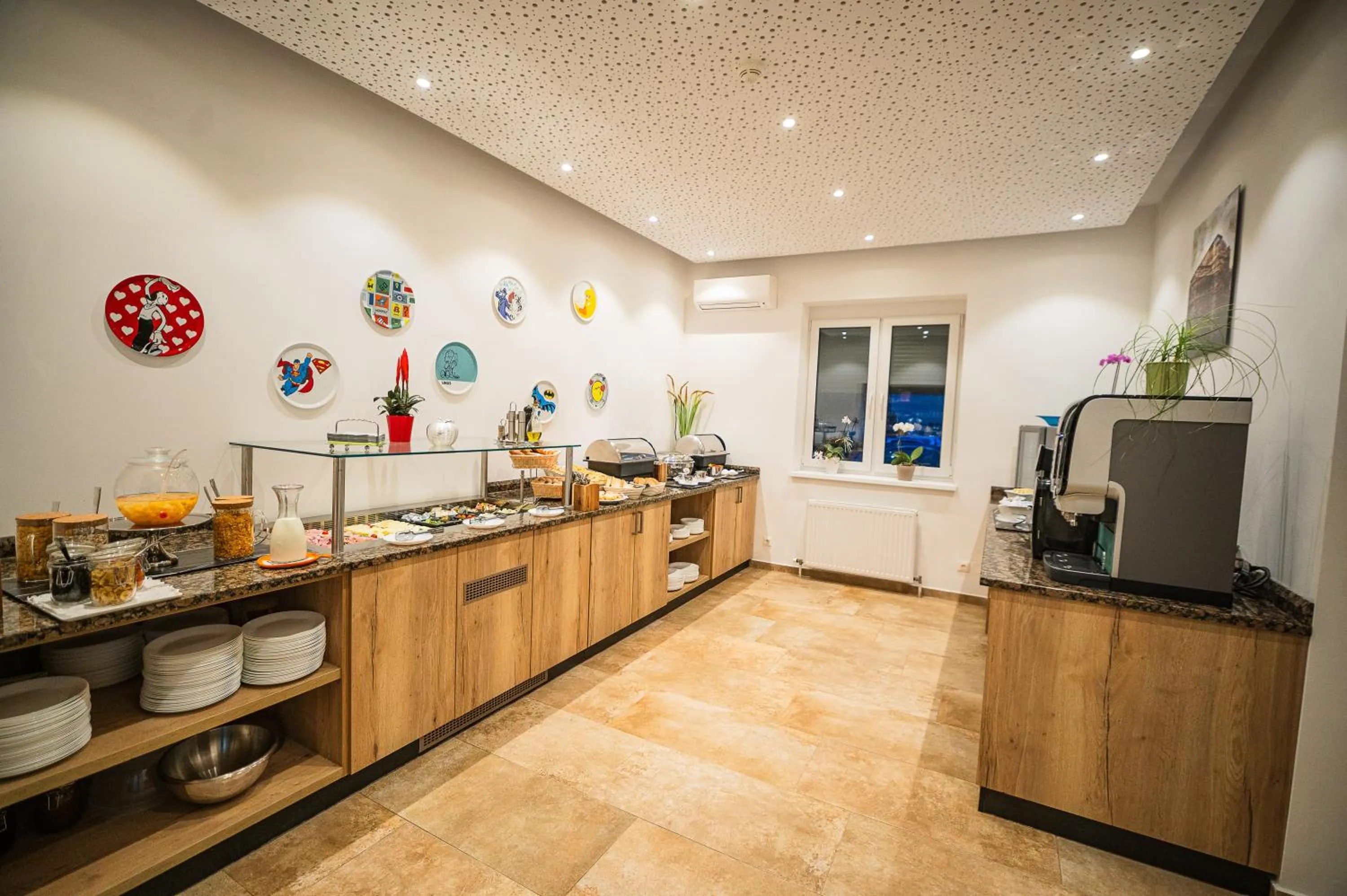 Buffet breakfast in Arion Airport Hotel