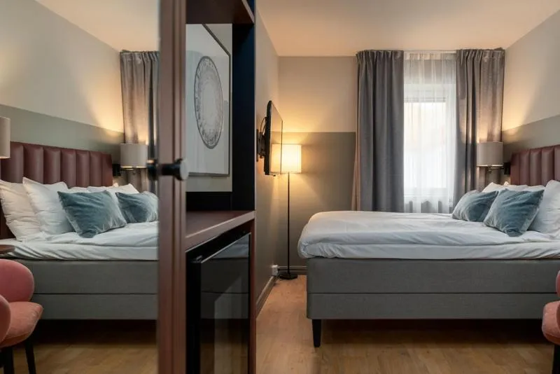 Bed in Elite Grand Hotel Norrköping