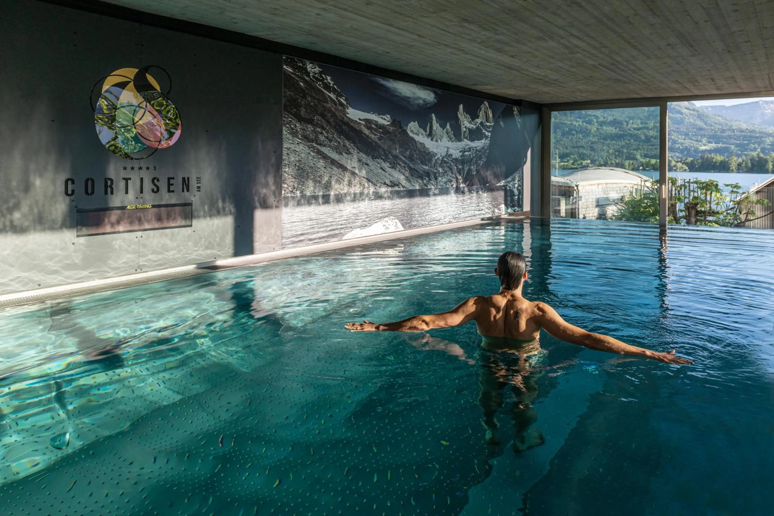 Swimming pool in Cortisen am See - Adults only