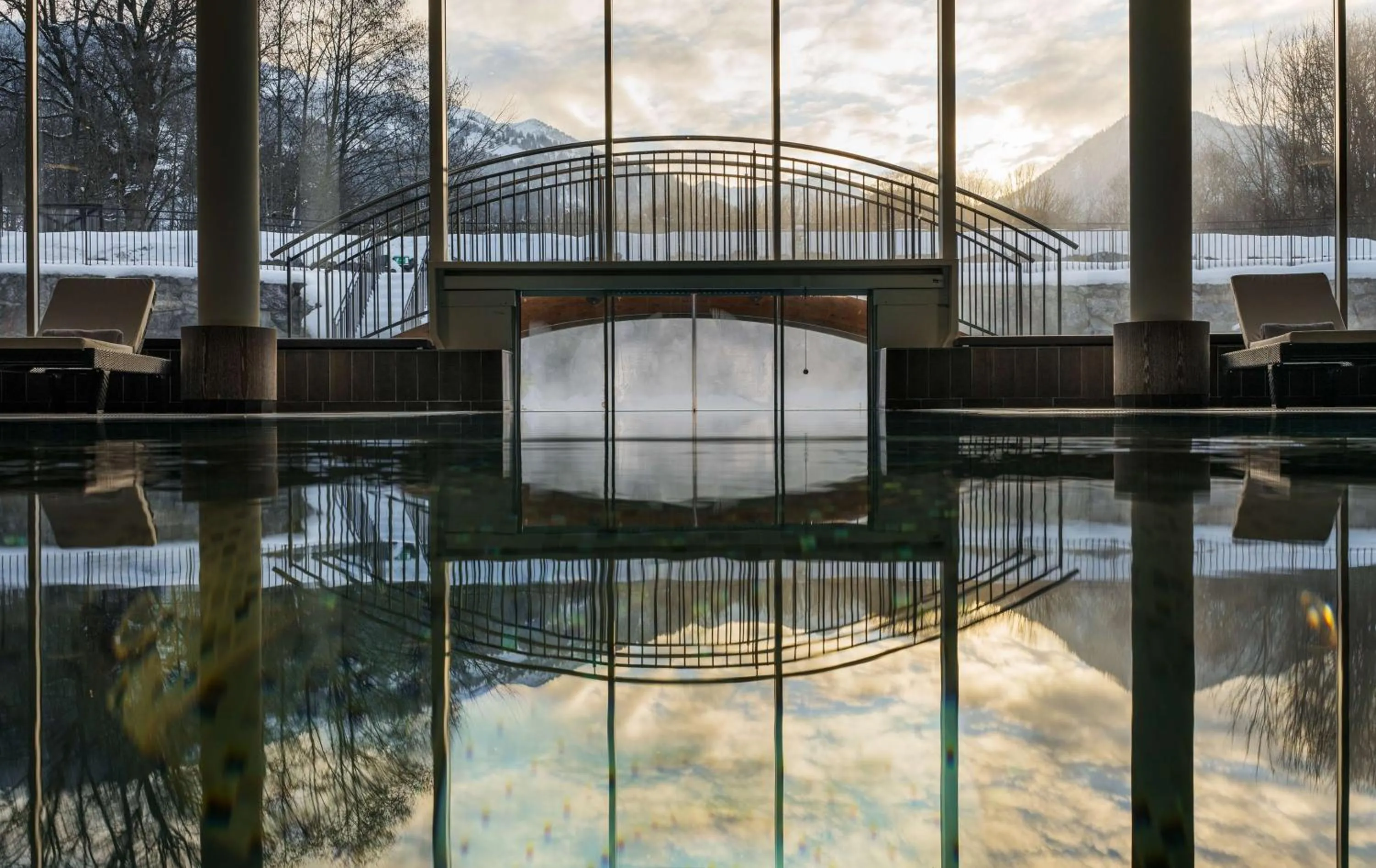 Pool view in Grand Tirolia Kitzbühel - Member of Hommage Luxury Hotels Collection