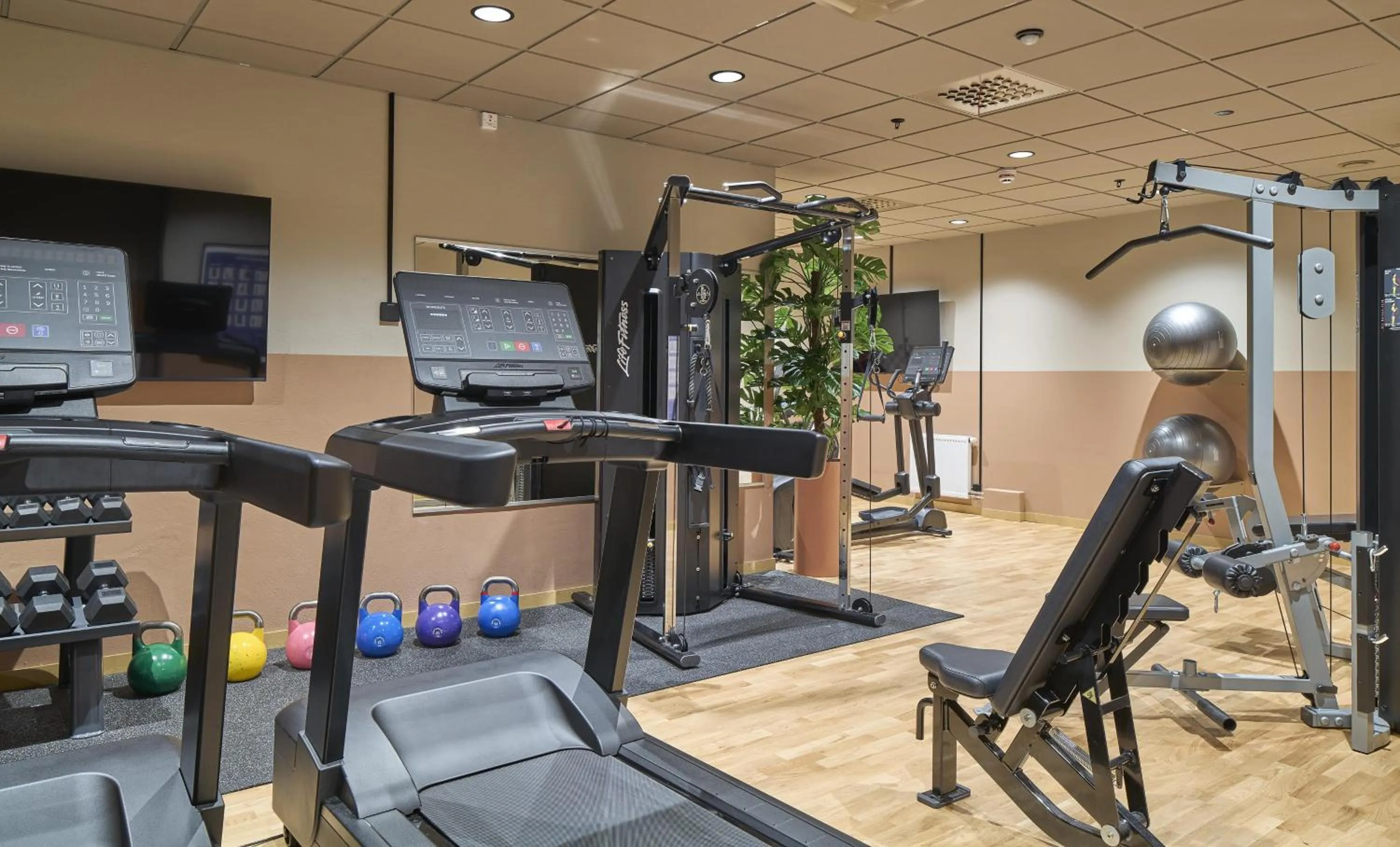 Fitness centre/facilities in Scandic Wallin