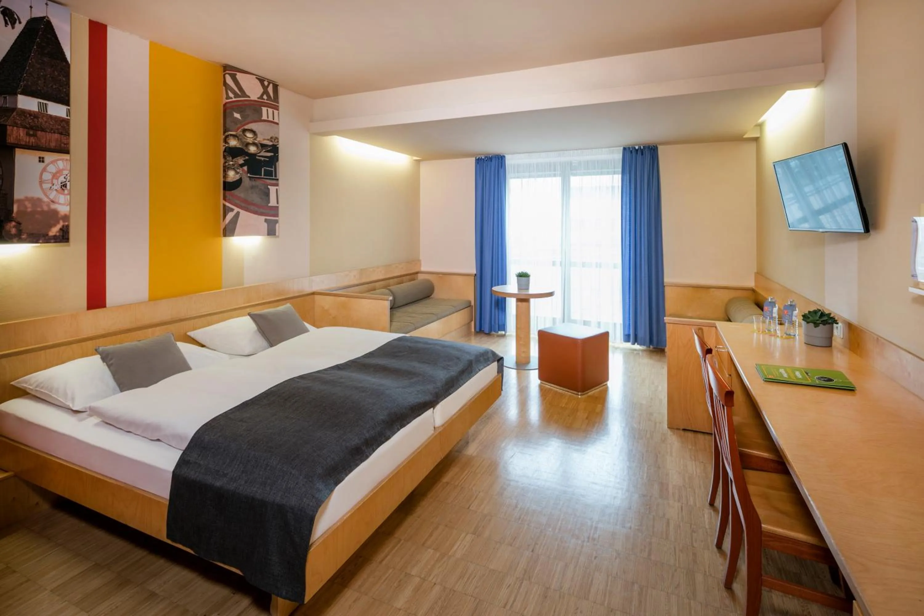 Photo of the whole room, Bed in JUFA Hotel Graz City