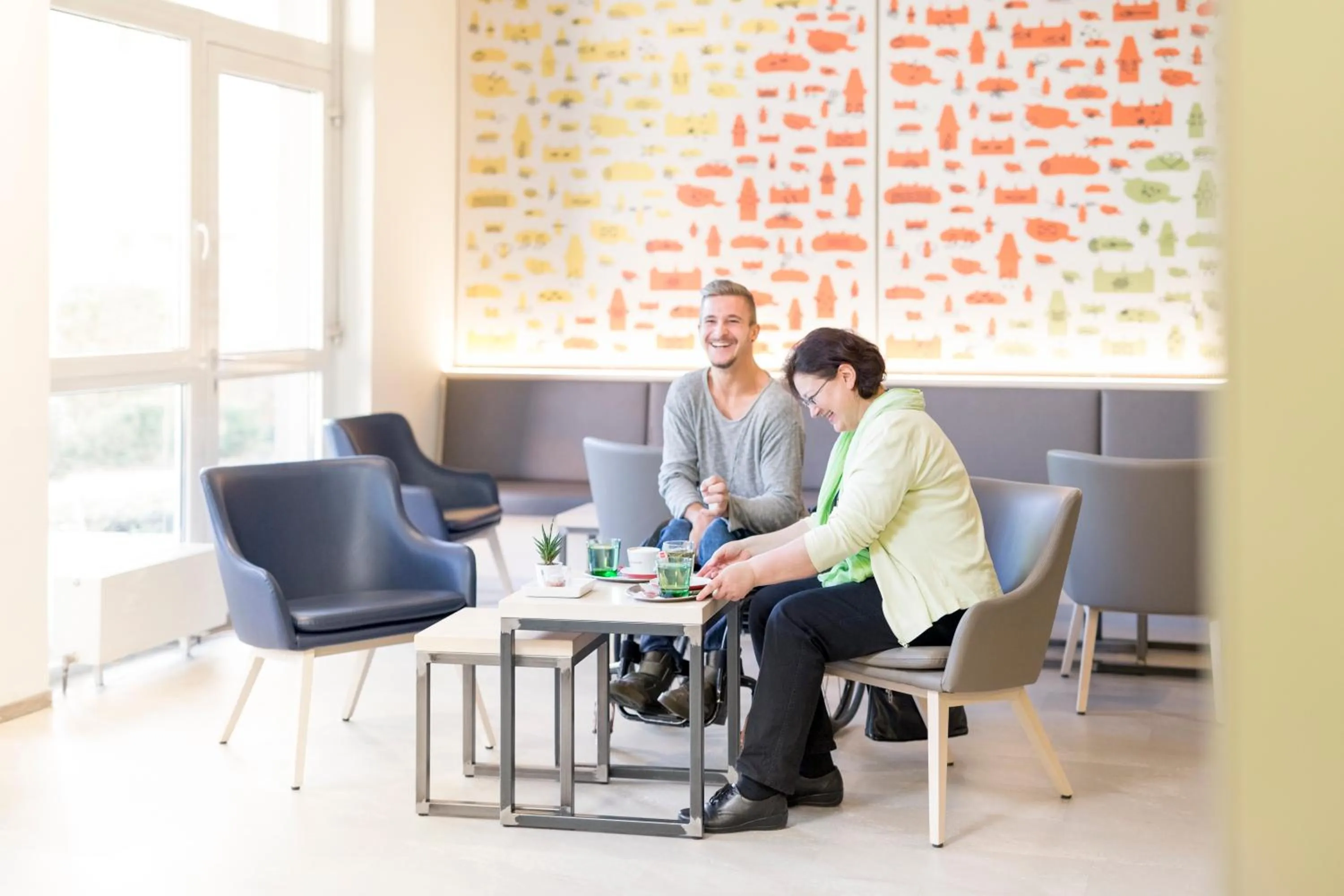 Lobby or reception in JUFA Hotel Graz City