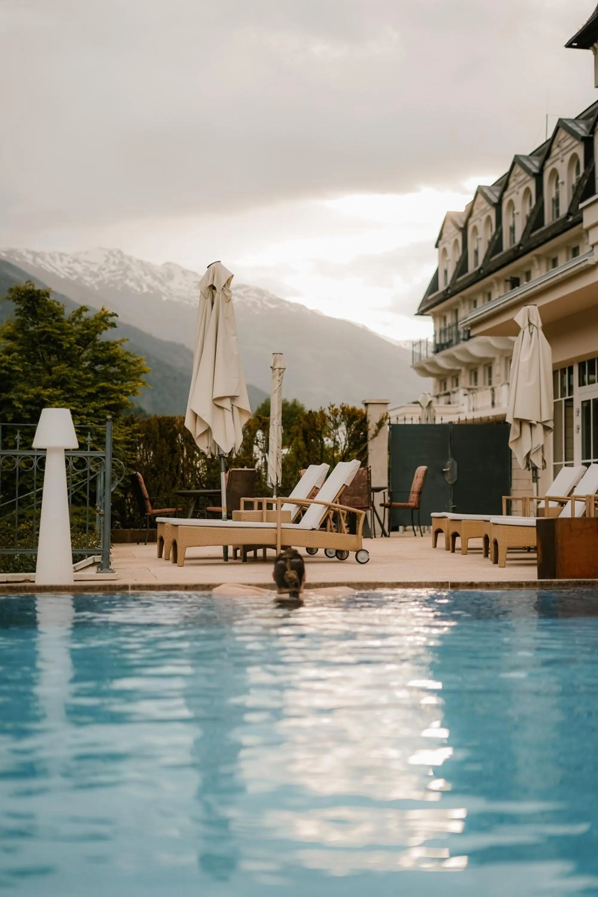 Swimming pool in Grandhotel Lienz Business-Wellness & Gourmet