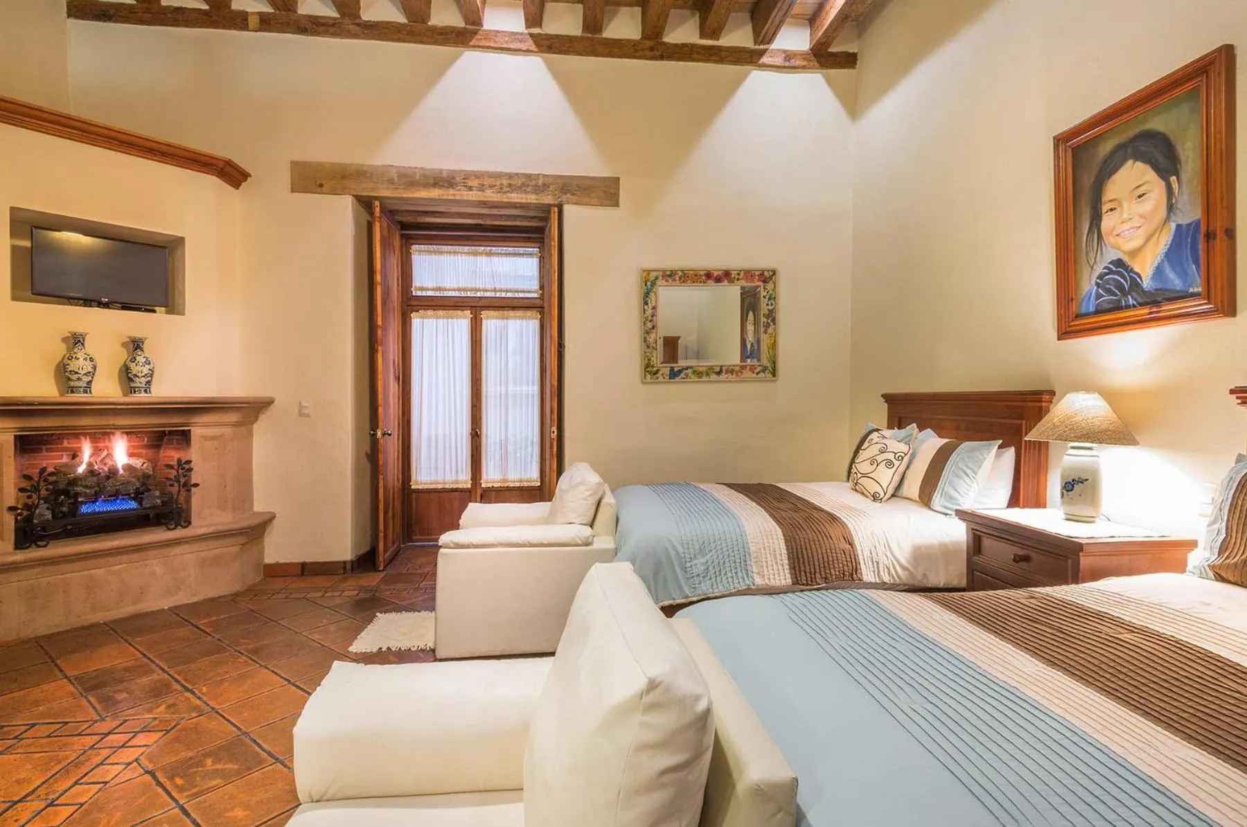 Photo of the whole room, Bed in Hotel Casa del Naranjo