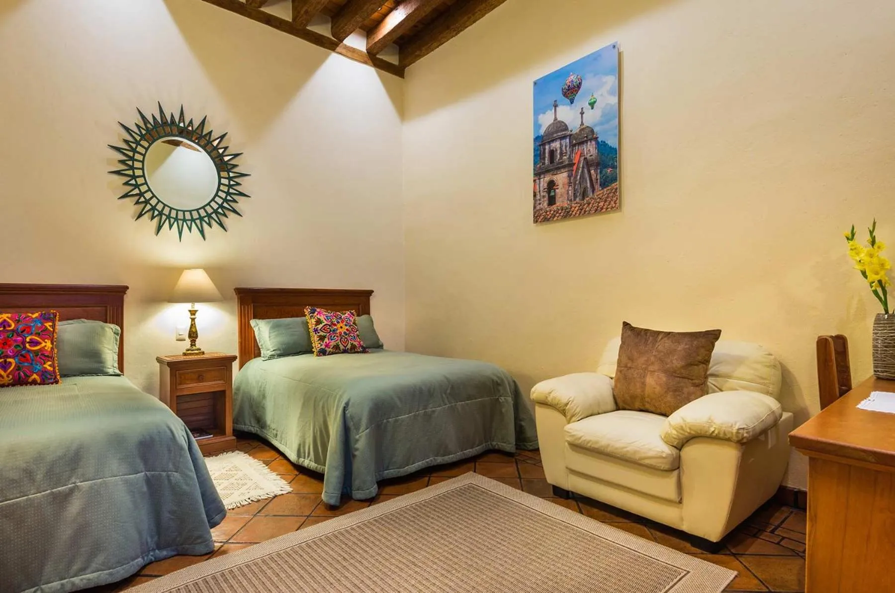 Bed in Hotel Casa del Naranjo