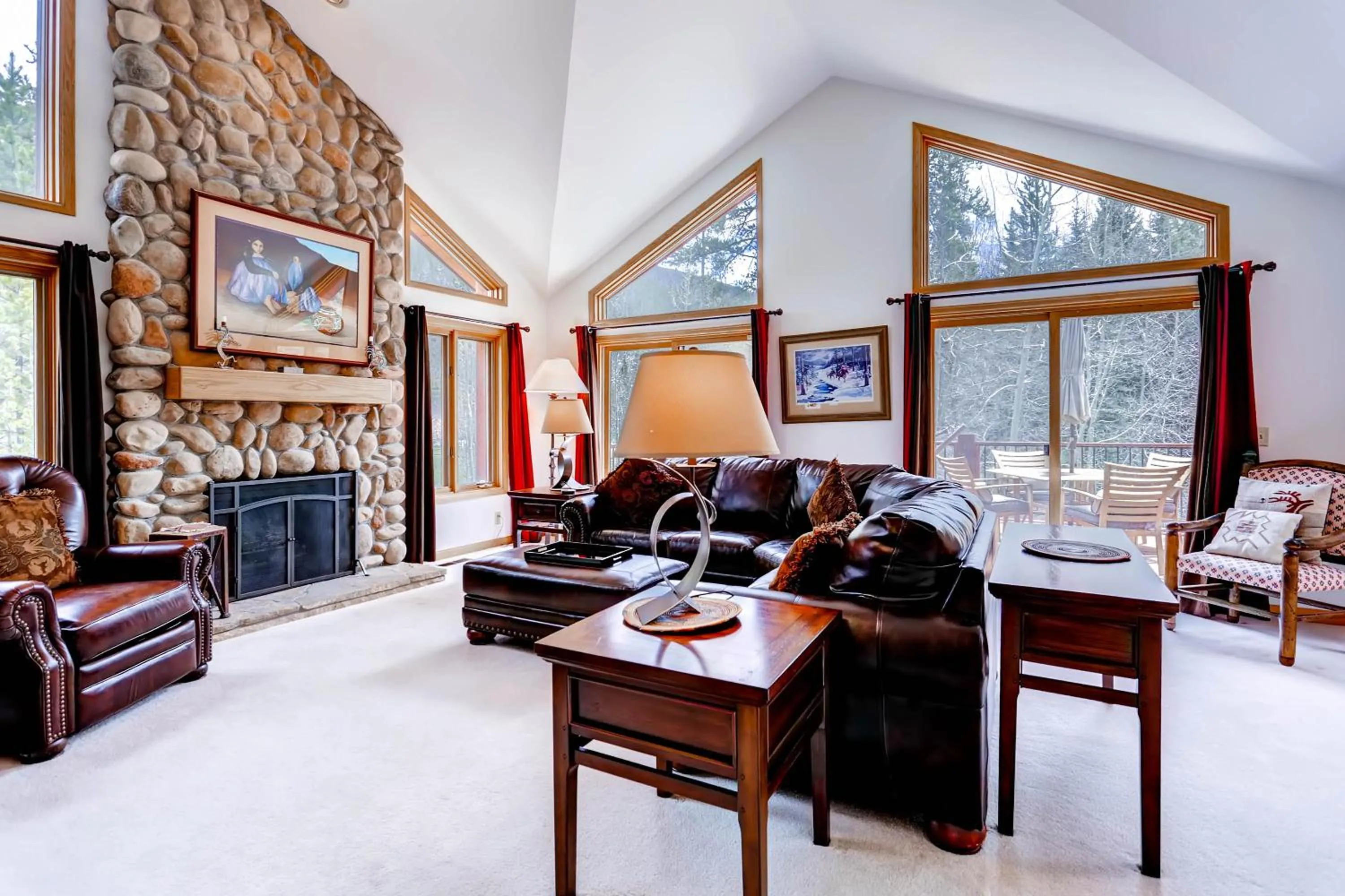 Living room in Keystone Private Homes by Vail Resorts